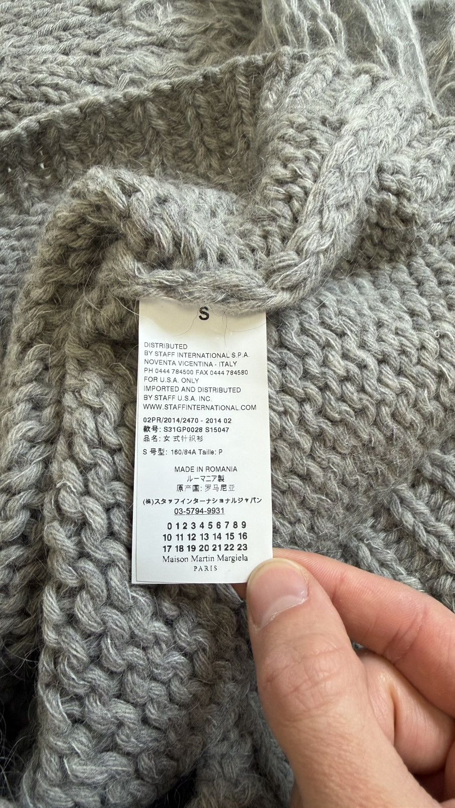 Maison Margiela A/W 14 ‘Degrade Cobweb’ Knit Sweater Size US M / EU 48-50 / 2 - 11 Thumbnail
