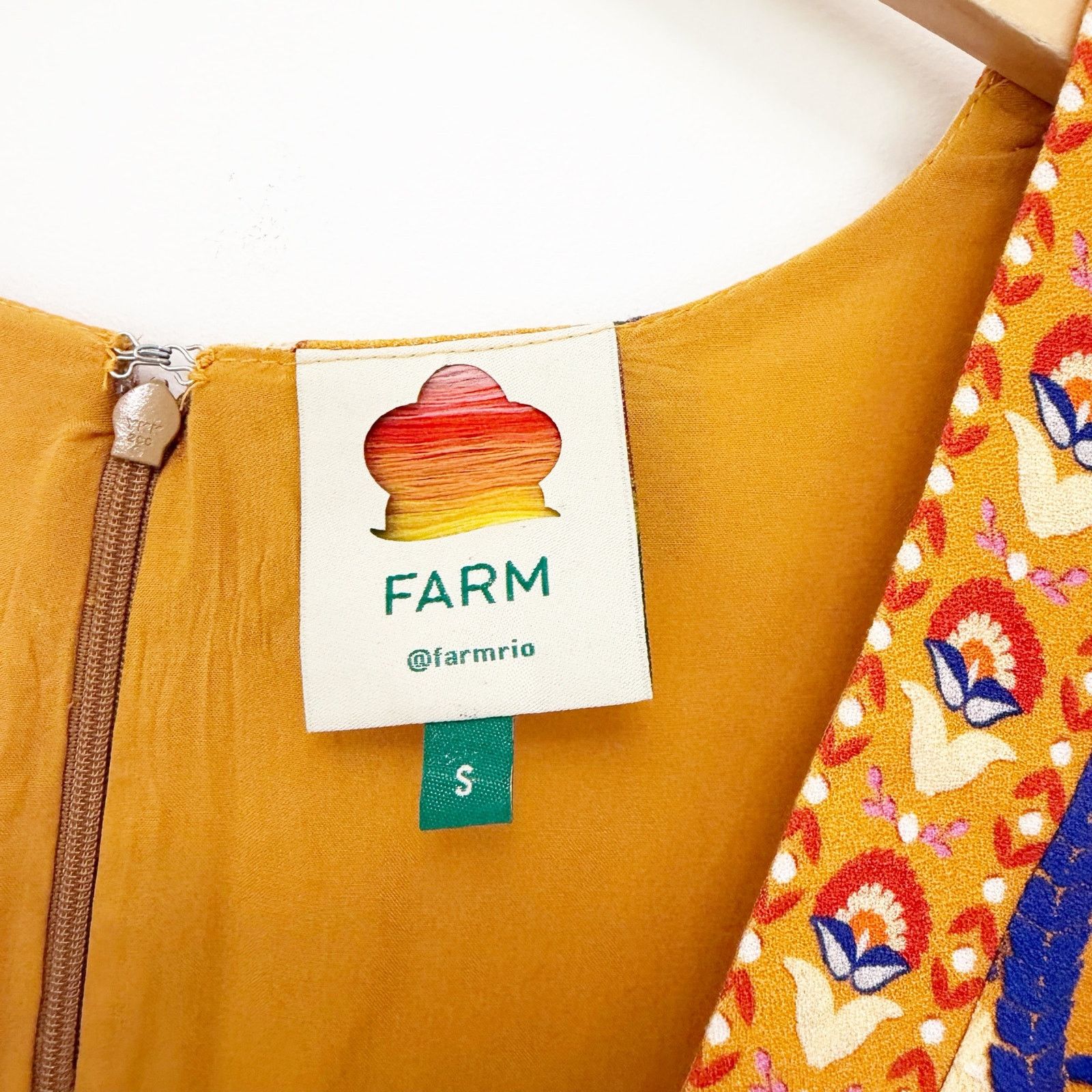 Farm Rio Farm Rio Yellow Palms Party Maxi Dress Sz S Size S / US 4 / IT 40 - 3 Thumbnail
