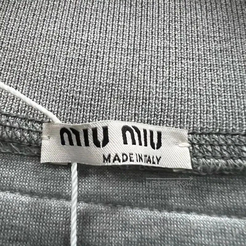 Miu Miu Miu Miu Gray Sleeveless Cropped Sweatshirt . Size M / US 6-8 / IT 42-44 - 2 Thumbnail