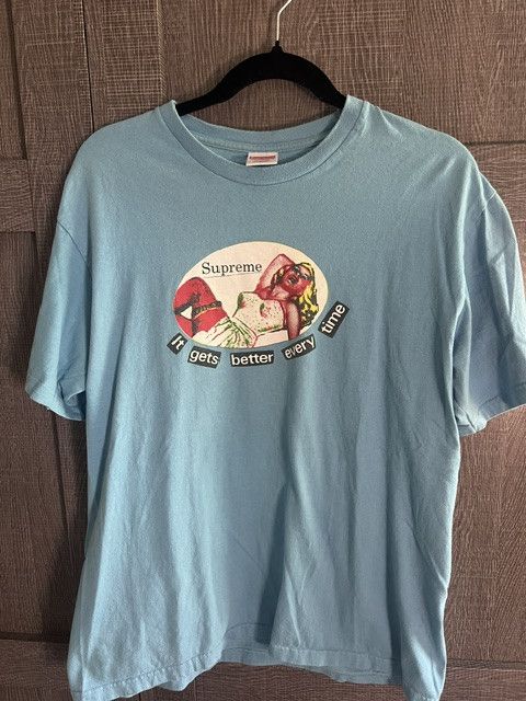 Supreme Supreme "It Gets Better Every Time" Tee Size US M / EU 48-50 / 2 - 1 Thumbnail
