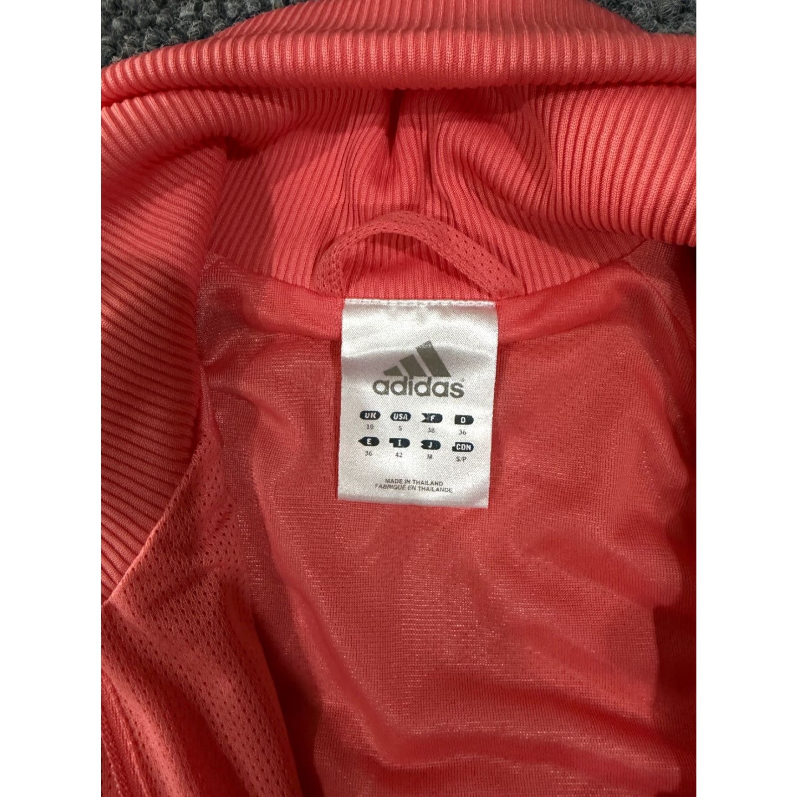 Adidas **Adidas Women's Pink Small Track Jacket Full Zip Striped Athletic** User: **Adidas Women's Small Pink Track Jacket Full Zip Striped Athletic** Size S / US 4 / IT 40 - 4 Thumbnail