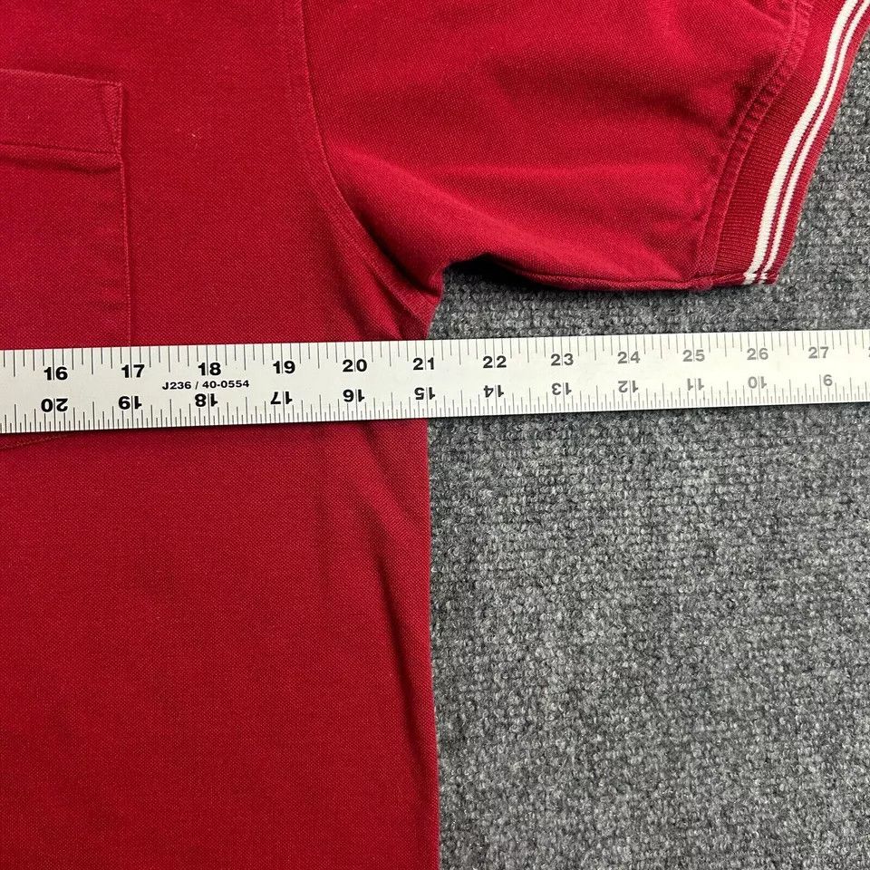 Other John Langford Polo Shirt Adults Large Red London Cotton Mens Size US L / EU 52-54 / 3 - 4 Thumbnail