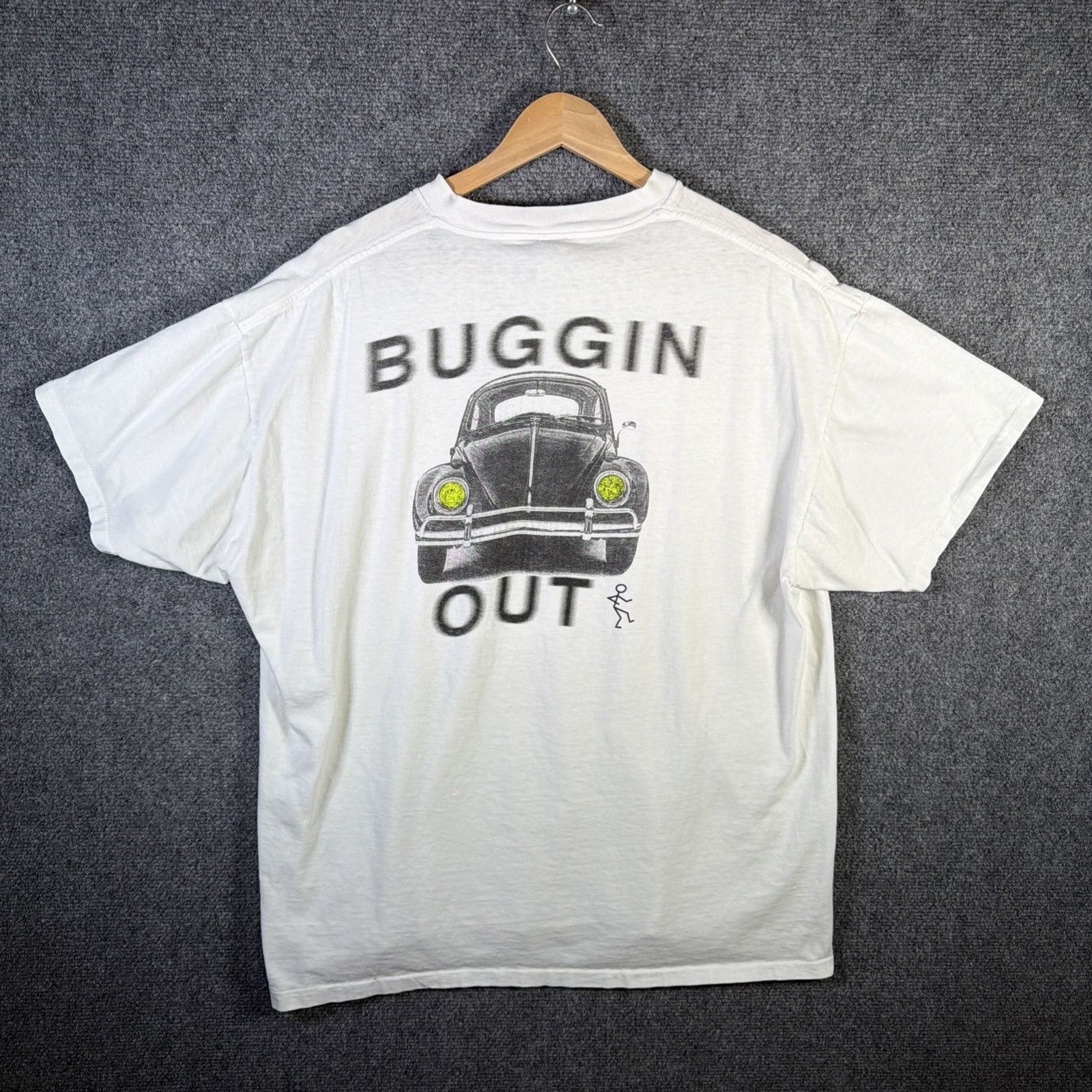 BMW Vintage Volkswagen Shirt Mens XL White 90s Beetle Bug Buggin Size US XL / EU 56 / 4 - 2 Thumbnail