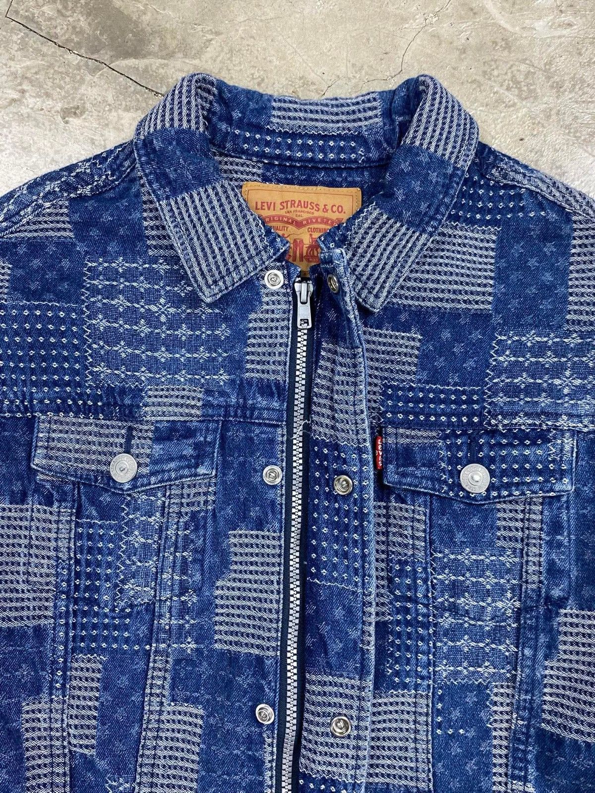 Levi's Levis Korea Exclusive Patch Work Denim Size US L / EU 52-54 / 3 - 3 Thumbnail