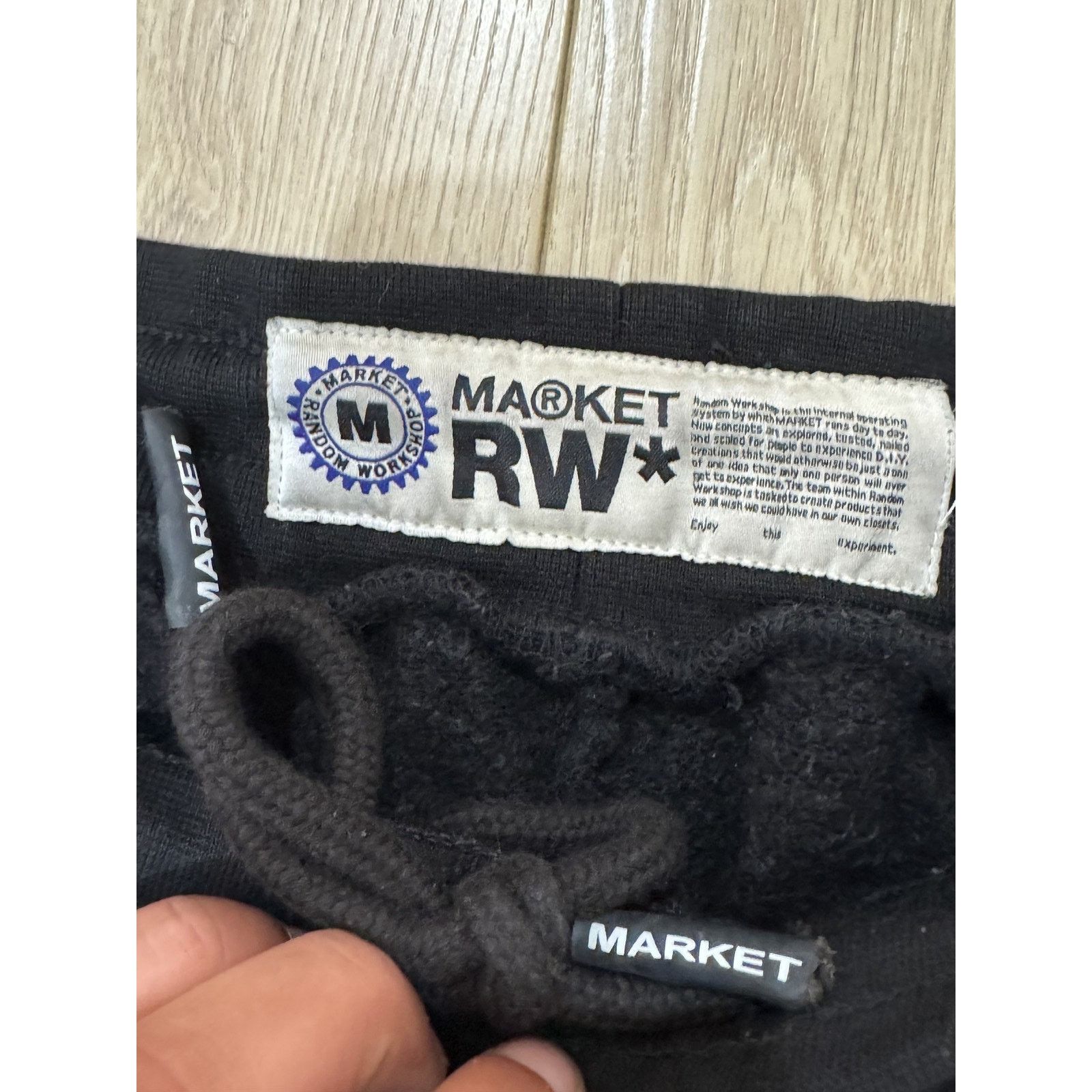 Market MARKET RW* Black Cargo Shorts w/ Utility Vest Overlay Size US 31 - 3 Thumbnail