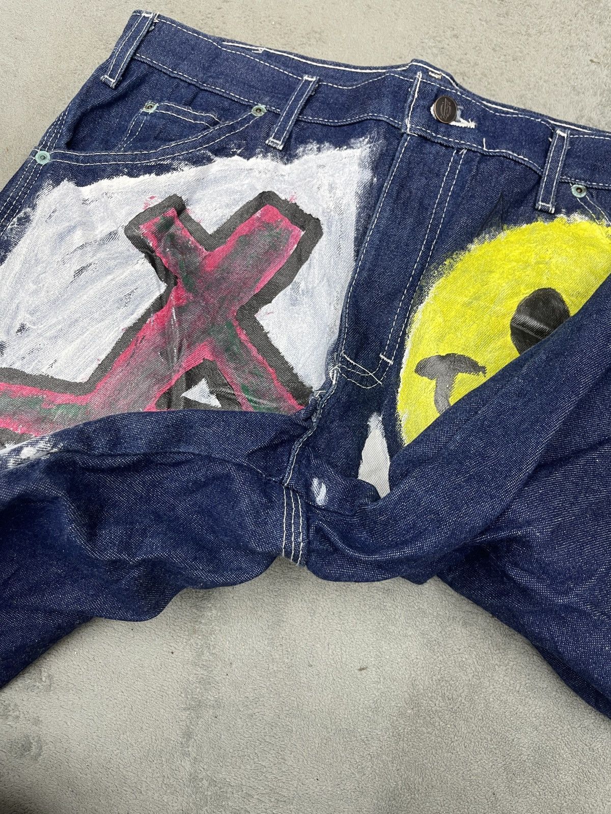 Art Comes First × Dickies STEALS💥DICKIES CARPENTER PAINTED DENIM Size US 36 / EU 52 - 14 Thumbnail