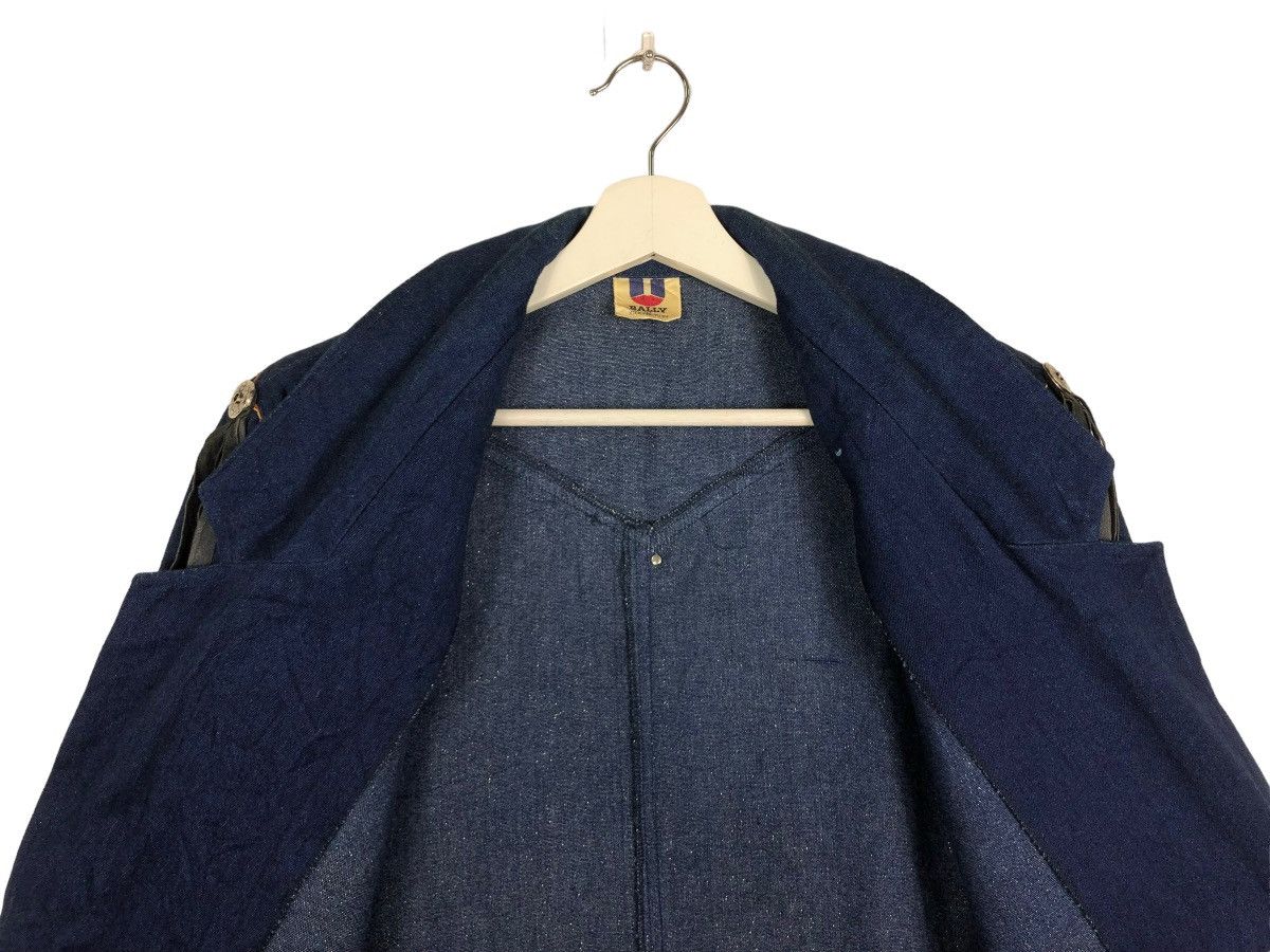 Bally VINTAGE BALLY U COLLECTION DENIM WESTERN JACKET MADE IN ITLY Size US L / EU 52-54 / 3 - 11 Thumbnail