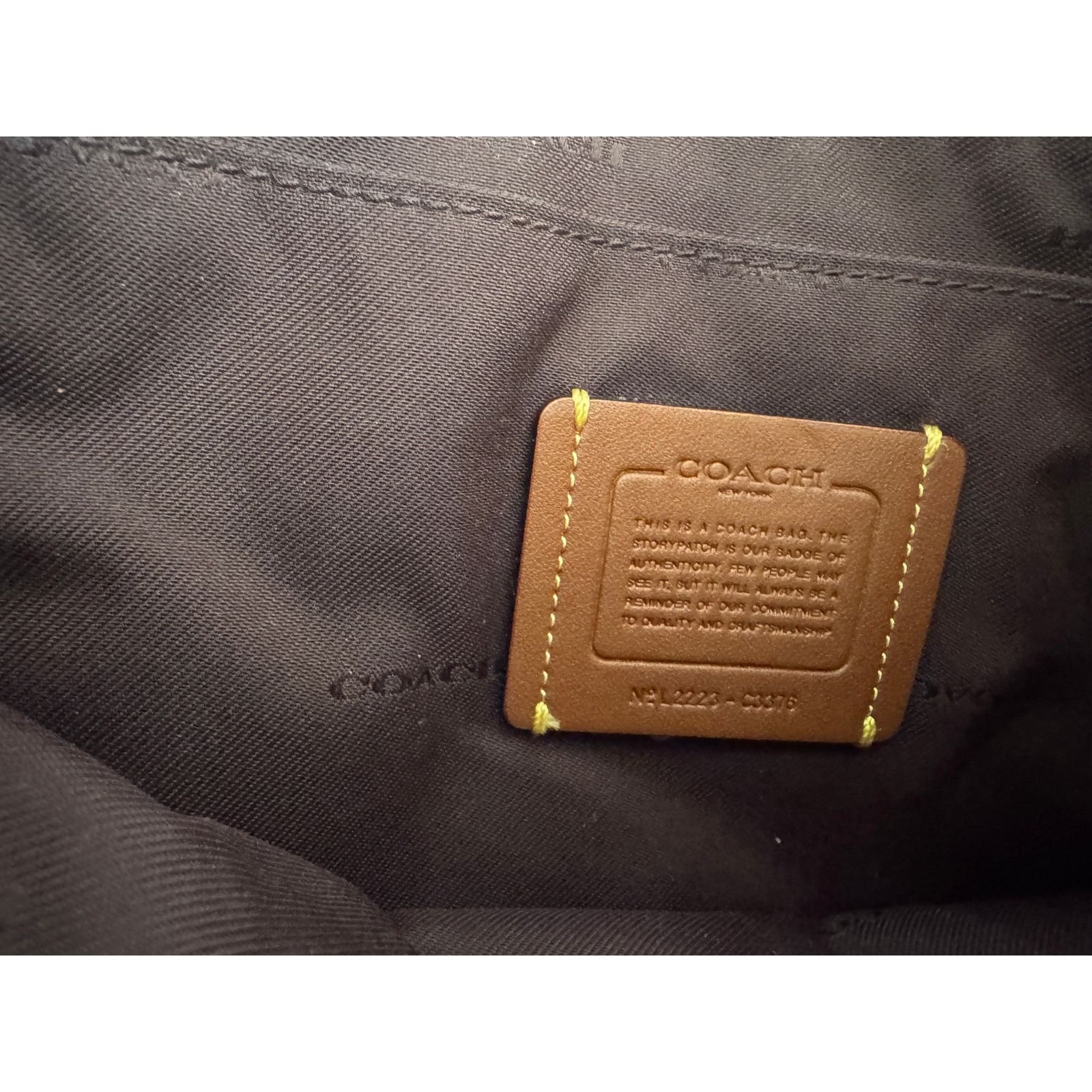 Coach Coach Black Leather Crossbody Bag Handbag Size ONE SIZE - 4 Thumbnail