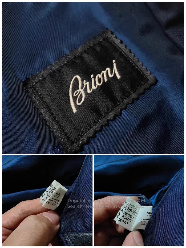 Brioni Brioni Leather-trimmed wool and silk trench coat Size US XL / EU 56 / 4 - 6 Thumbnail