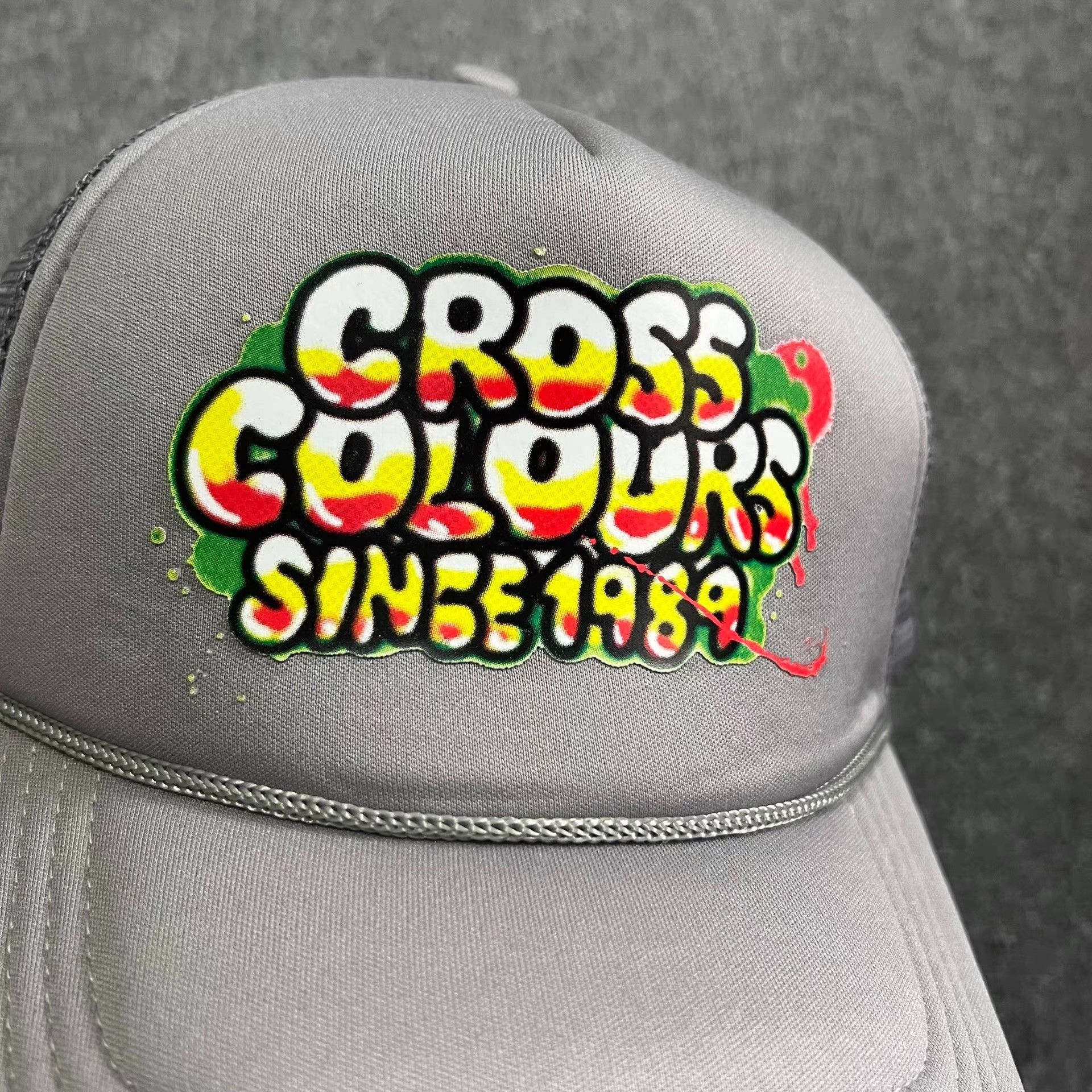 Cross Colours Cross Colours Curved Brim Mesh Trucker Baseball Cap Q7 Size ONE SIZE - 2 Thumbnail
