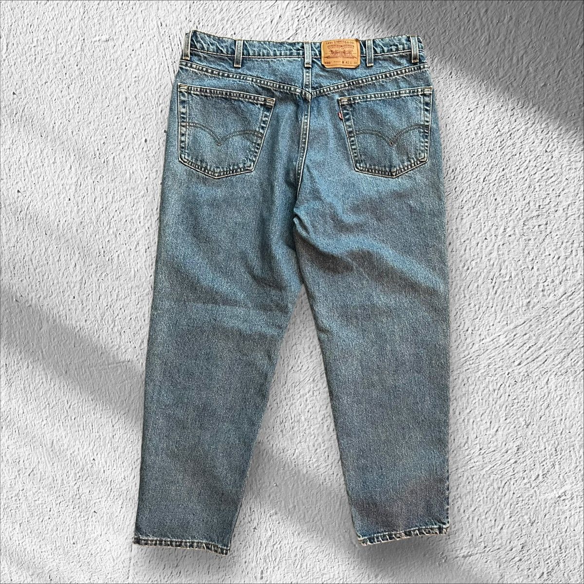 Levi's Vintage 90s Levi’s 550 Relaxed Fit Jeans 40x30 Made in USA Size US 40 / EU 56 - 3 Thumbnail