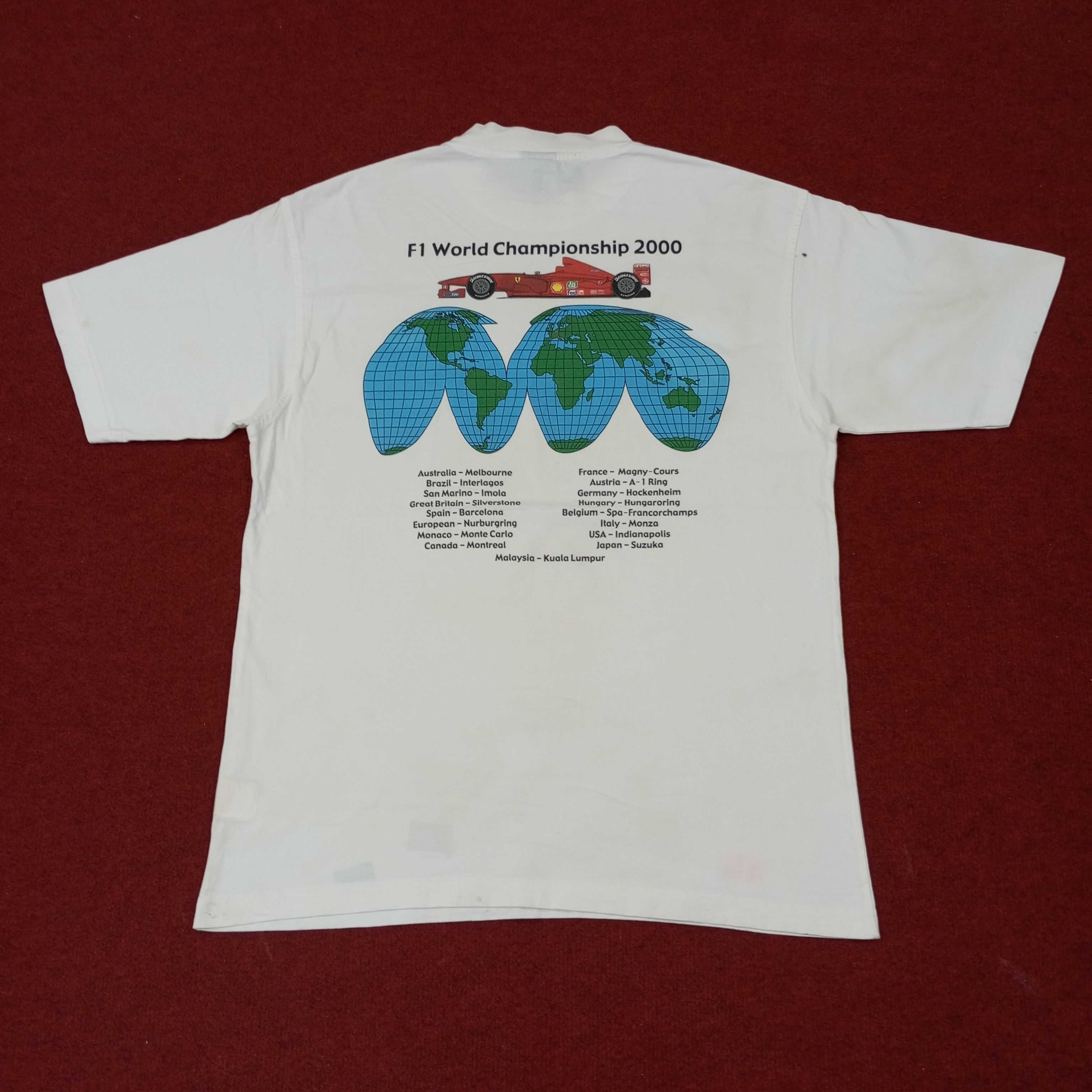 Ferrari F1 World Championship 2000 Ferrari Tshirt c249n57 Size US M / EU 48-50 / 2 - 1 Thumbnail