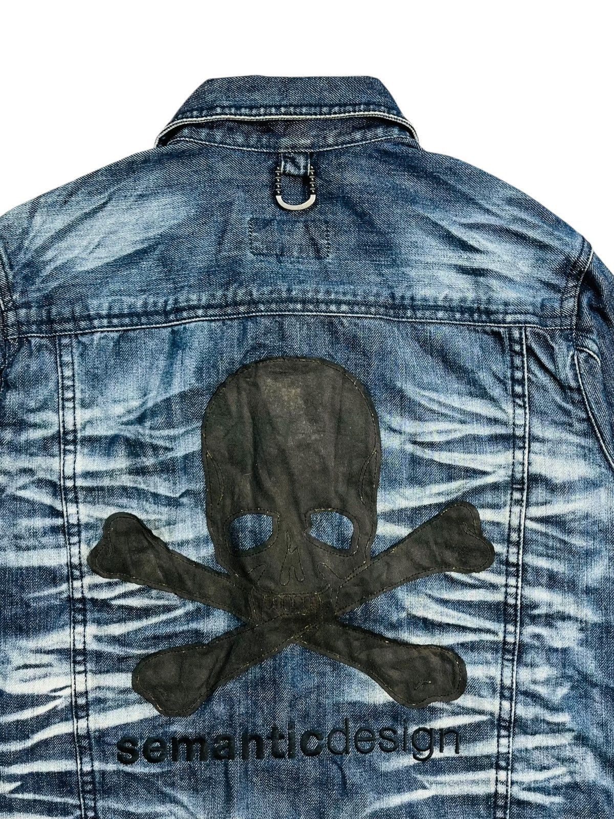 If Six Was Nine 2000s Semantic Design - Washed Vkei Style Denim Jacket Size US M / EU 48-50 / 2 - 6 Thumbnail