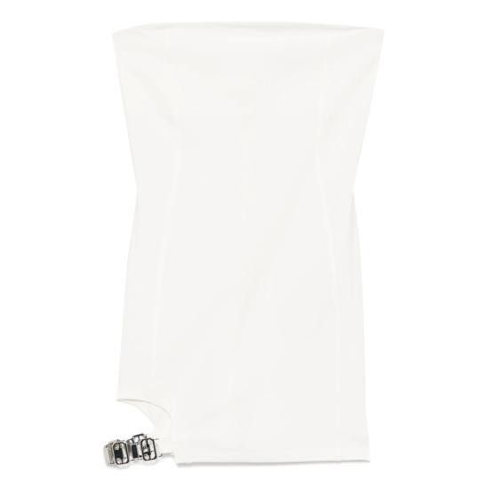 GCDS GCDS Women Dresses B1CW1007TM7 OFFWH WHITE Size M / US 6-8 / IT 42-44 - 1 Thumbnail