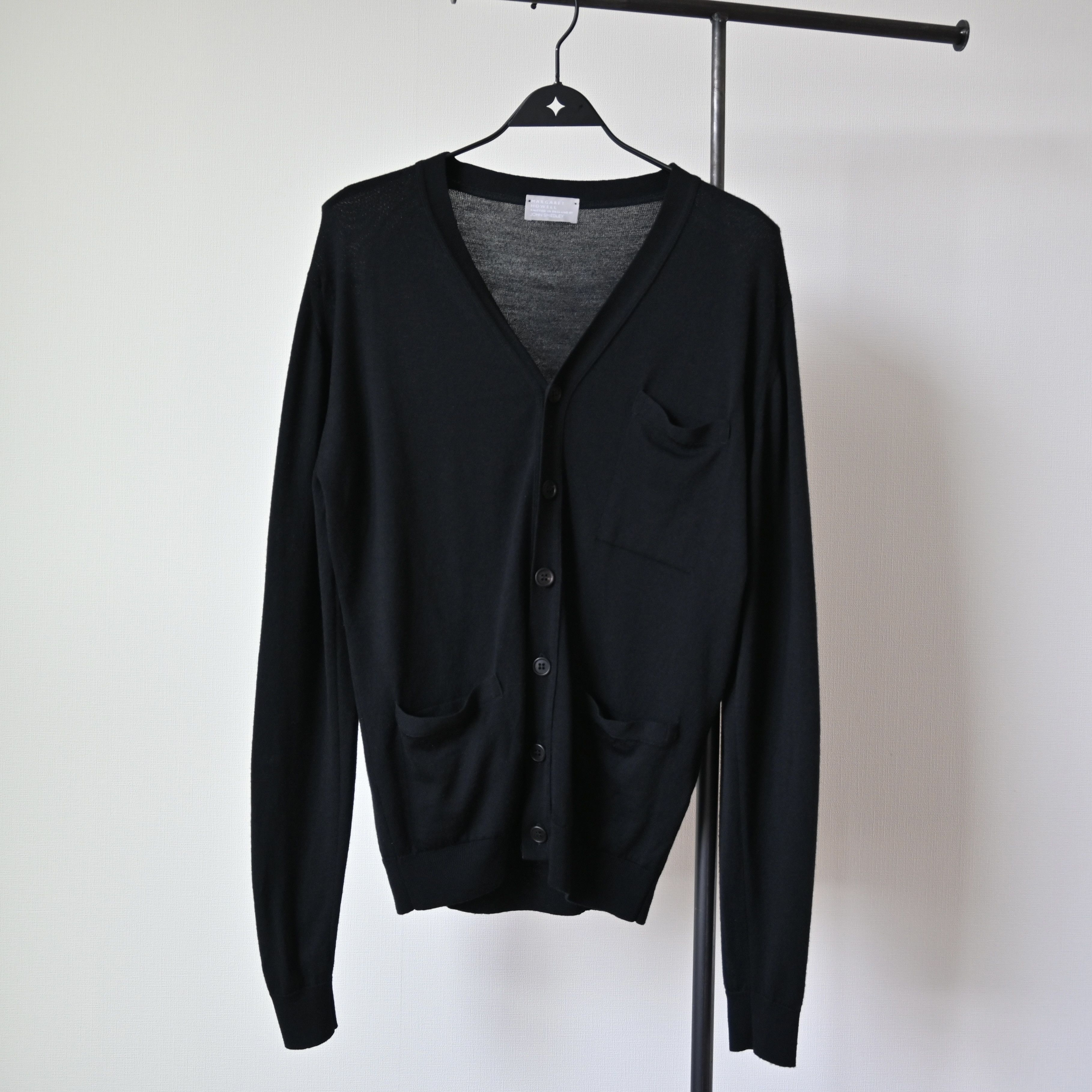 John Smedley for Margaret Howell 3 pocket wool cardigan