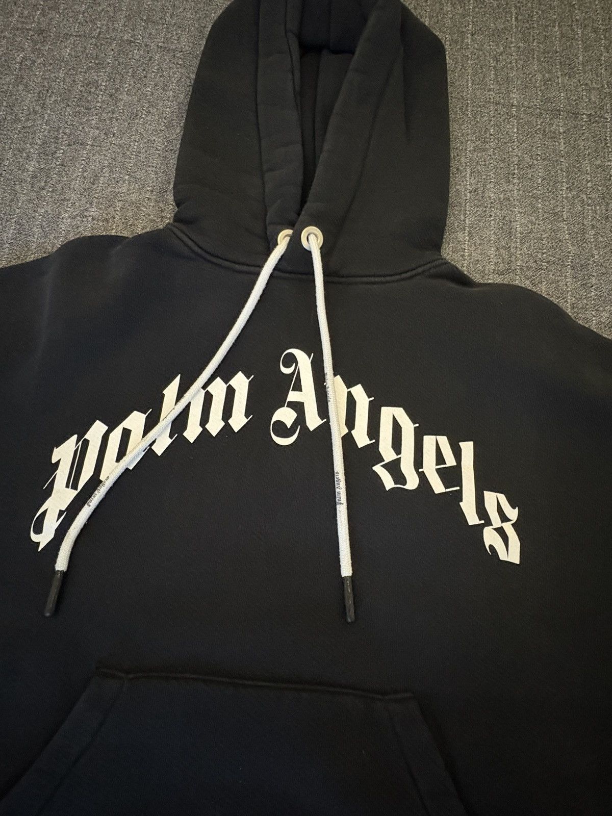 Palm Angels Palm Angels Curved Logo Hoodie Size XS Excellent Condition Size US XS / EU 42 / 0 - 4 Thumbnail