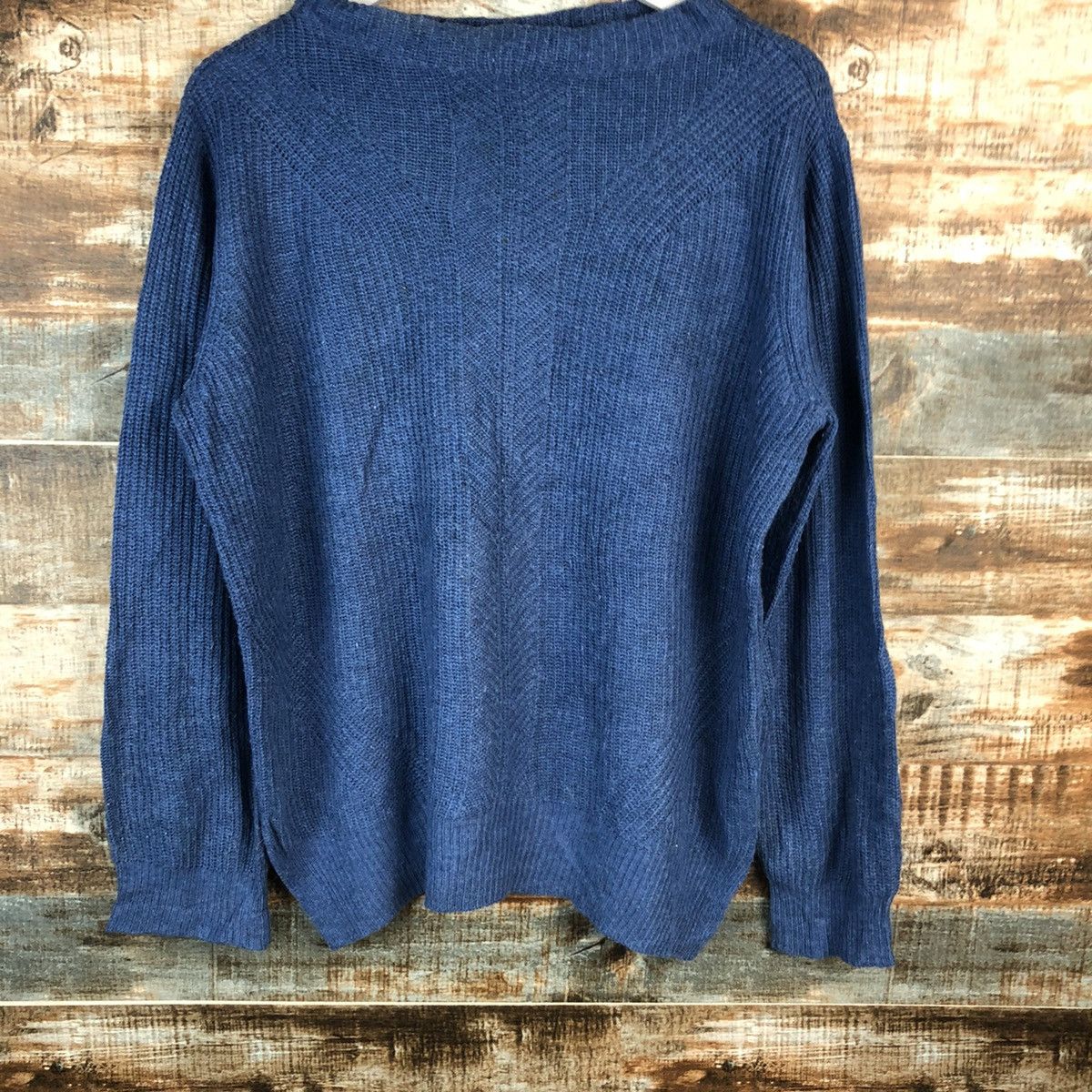 Homespun Knitwear × Japanese Brand Altais japan vintage Blue sweatshirt Knitwear #A1561 Size US L / EU 52-54 / 3 - 6 Thumbnail