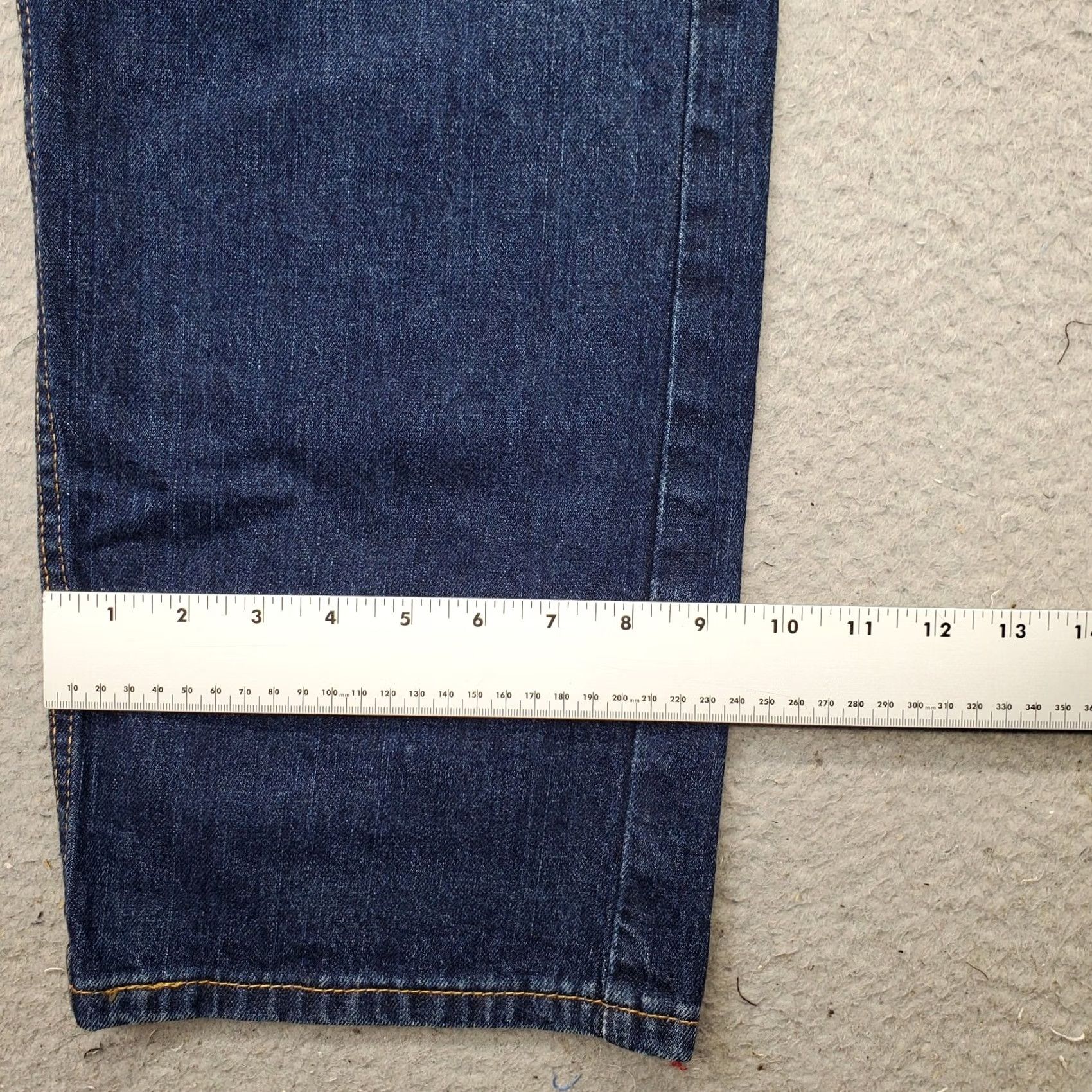 Levi's Levi's Jeans Mens 40/30 Blue Denim Stretch Dark Wash Streetwear Straight Leg Shirt Size US 40 / EU 56 - 5 Thumbnail