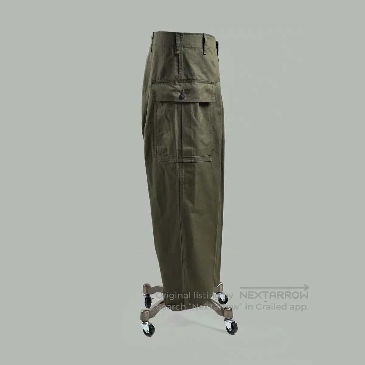 Vintage WWII Army Herringbone P43 Pants. Size US 34 / EU 50 - 2 Thumbnail