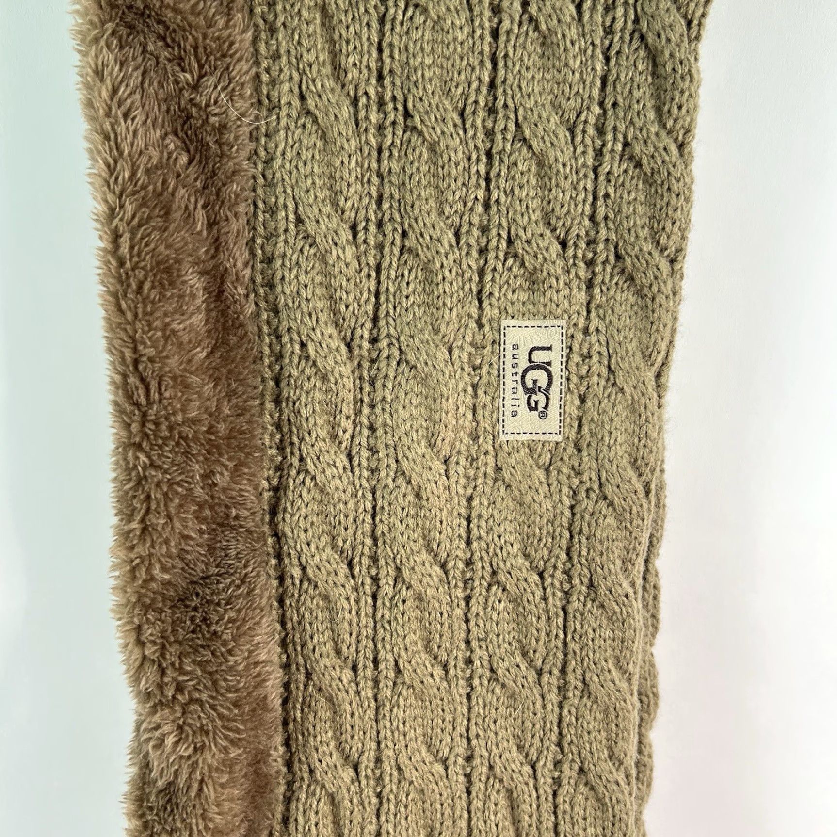 Ugg Brown UGG Infinity Scarf Faux Fur Soft Wrap Knit 28X8 Size ONE SIZE - 2 Thumbnail