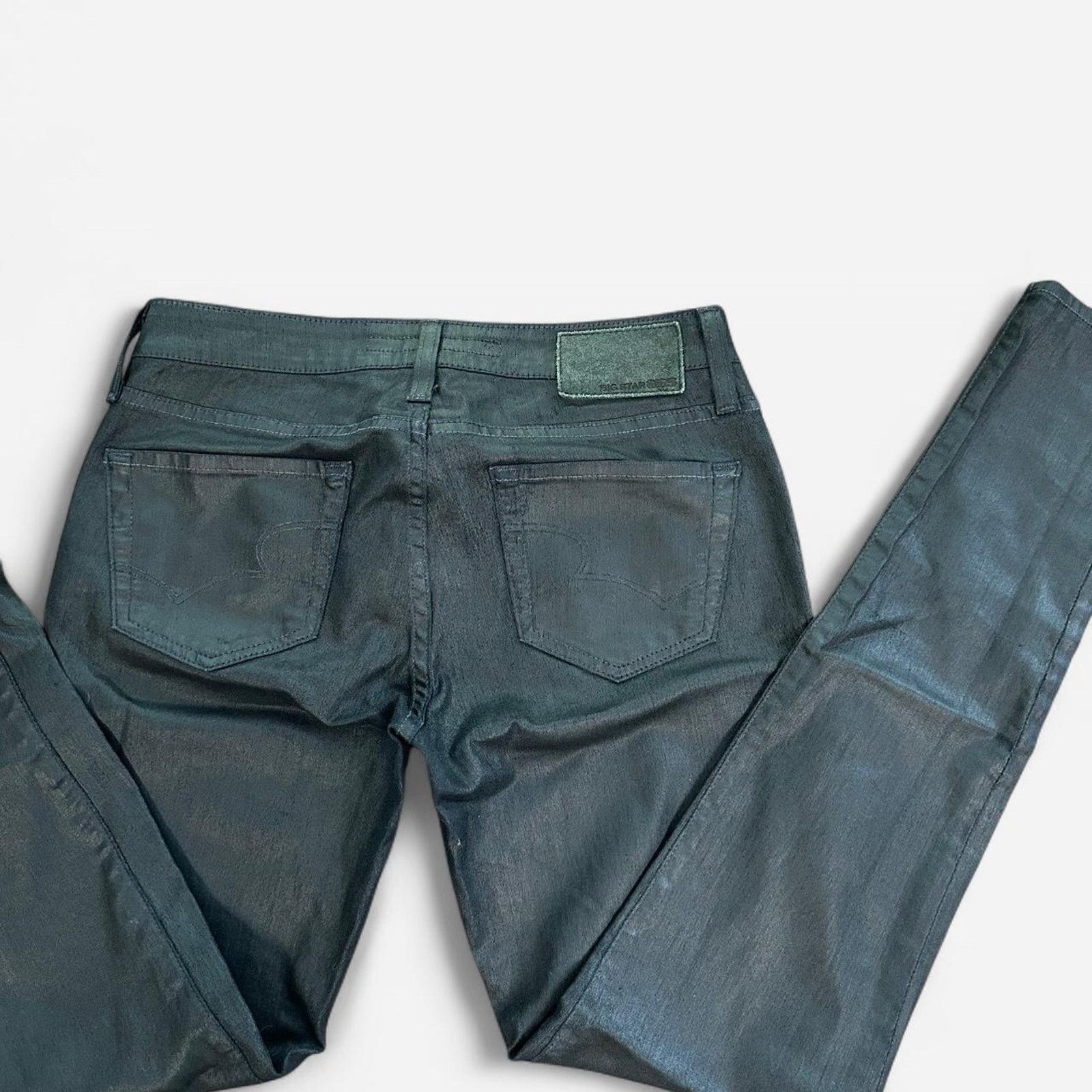 Big Star Big star black waxed jeans Size 28" / US 6 / IT 42 - 4 Thumbnail
