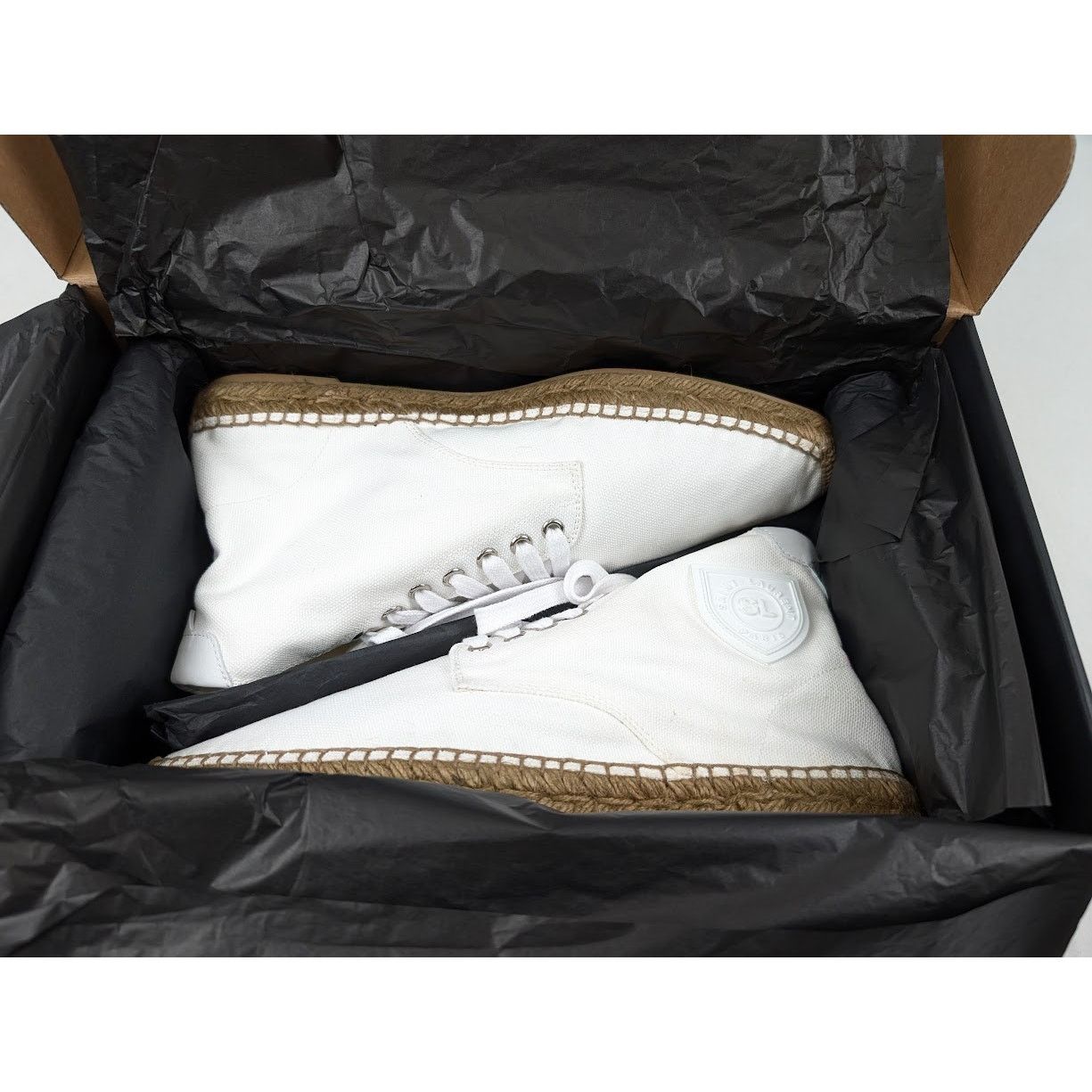 Saint Laurent Paris o1rshd1 Damon High-Top Sneakers in Off-White/Blanc Opti Size US 10 / EU 43 - 21 Thumbnail