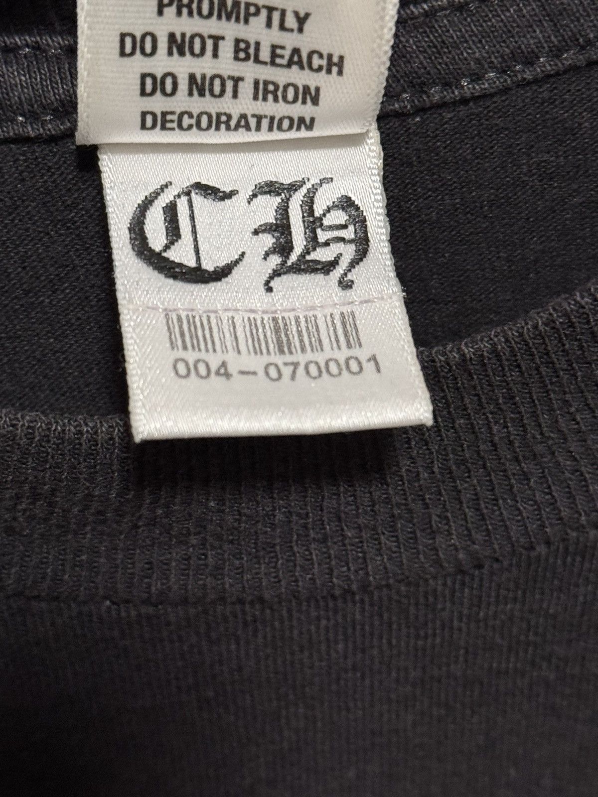 Chrome Hearts Chrome Hearts Hollywood Black Pocket Tee Size US S / EU 44-46 / 1 - 7 Thumbnail