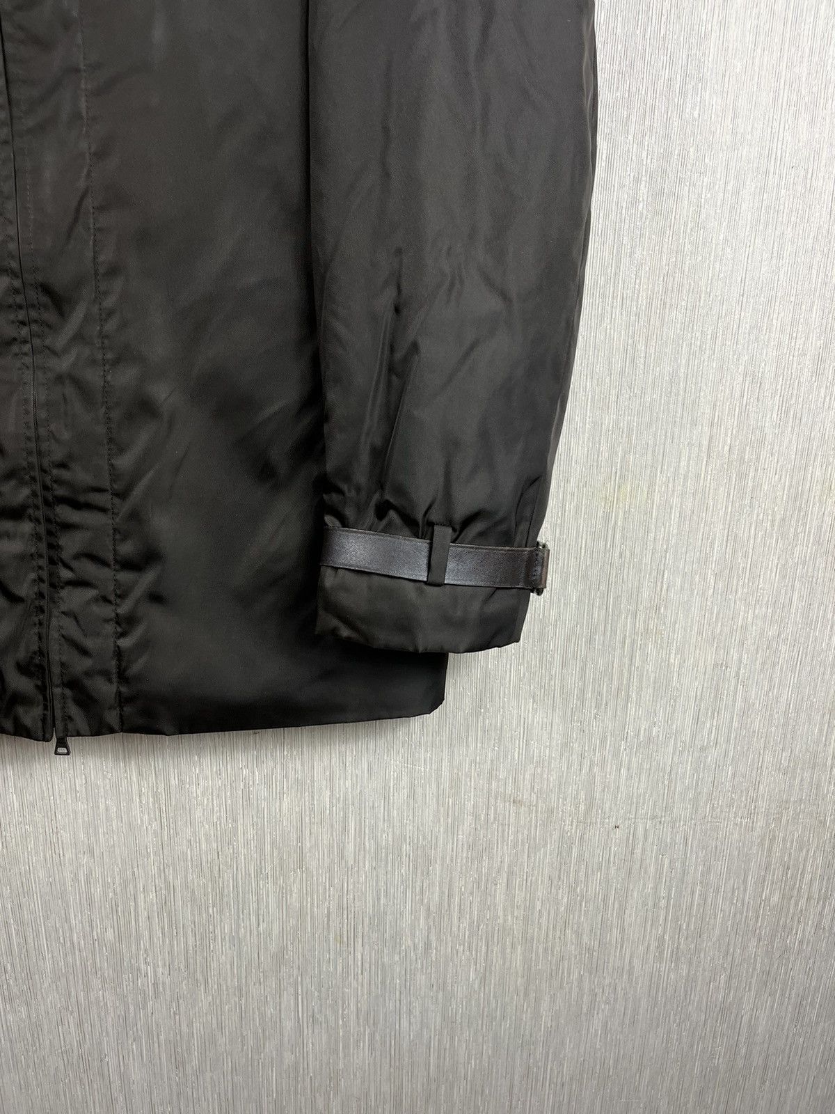 Prada Prada nylon classic jacket coat with leather casual italy Size M / US 6-8 / IT 42-44 - 4 Thumbnail