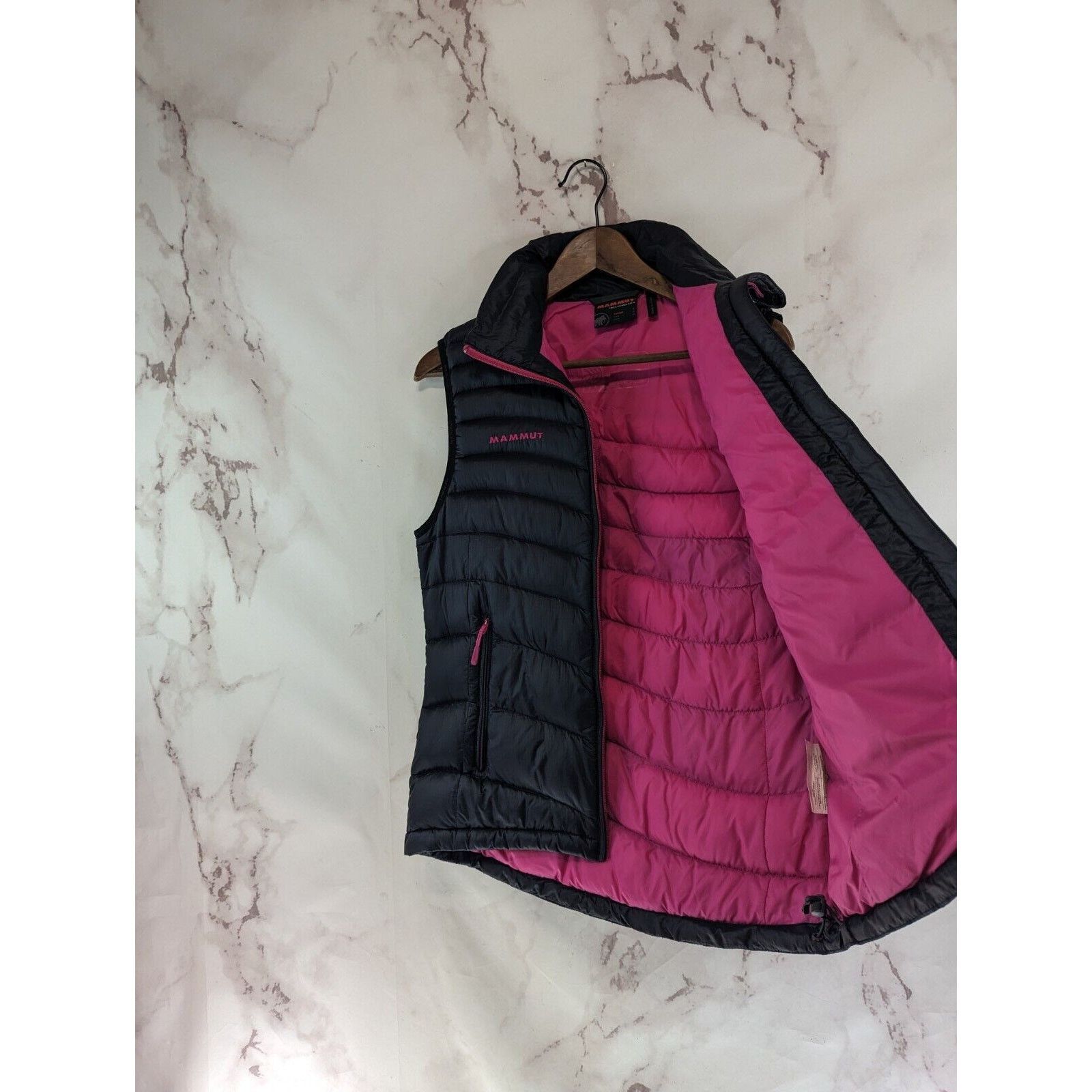 Mammut Mammut Down Vest Womens Small Puffer Pink Black 750 Fill Size S / US 4 / IT 40 - 9 Thumbnail