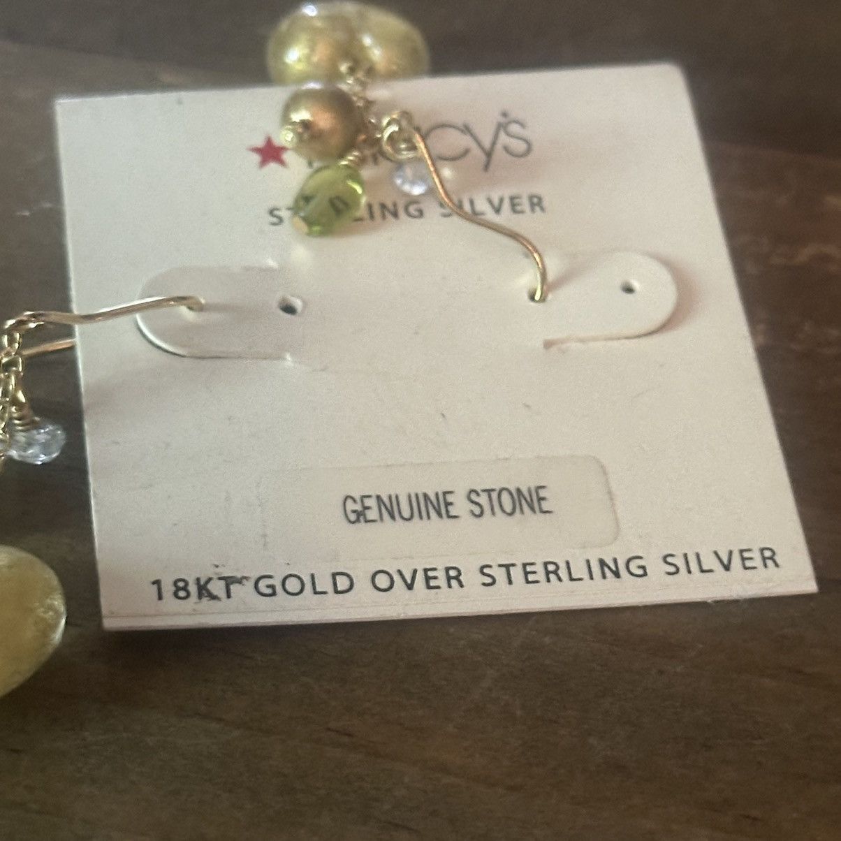 Macys Macy’s 18K plated sterling silver dangle heart earrings Size ONE SIZE - 3 Thumbnail