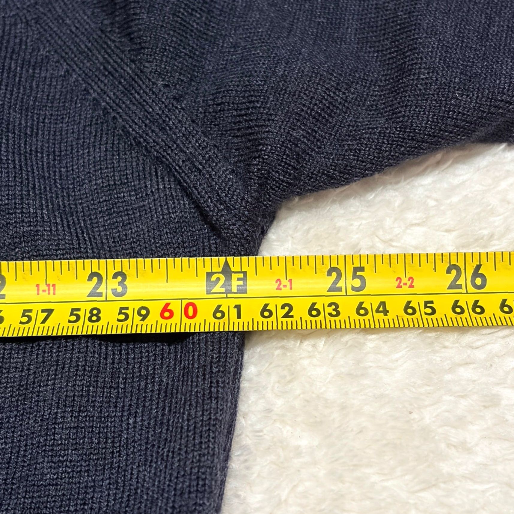Vintage E-Luxe Polo Sweater Mens Large Black Long Sleeve Collared Merino Wool Size US L / EU 52-54 / 3 - 6 Thumbnail