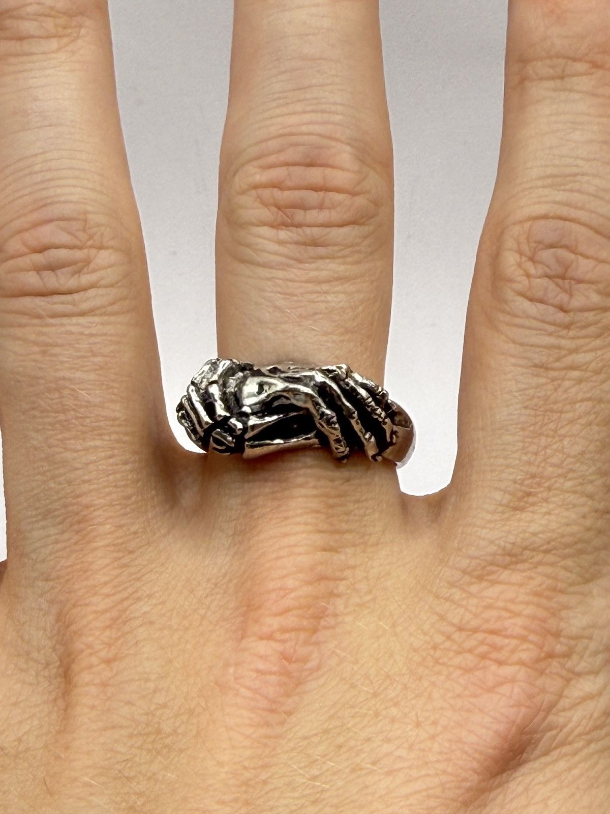 Seditionaries Alchemy 1991 skeleton hands biker/goth chrome erd Size ONE SIZE - 1 Thumbnail