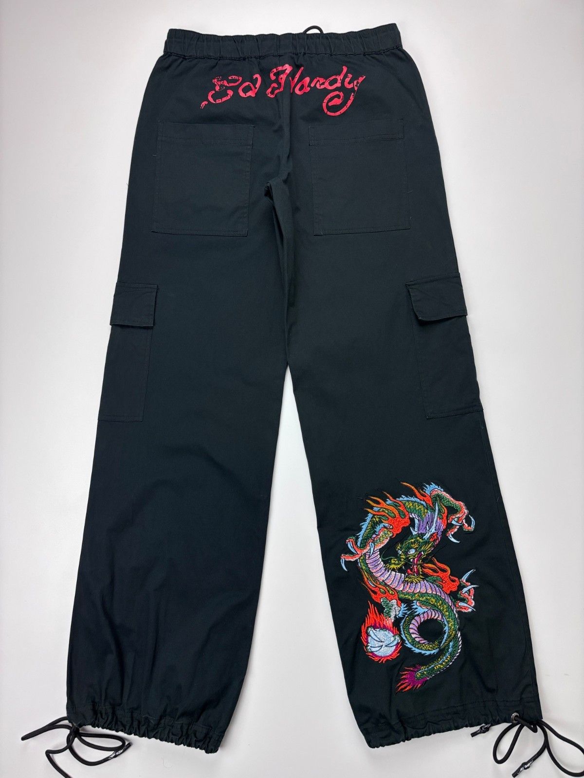 Ed Hardy Womens Ed Hardy x Urban Outfitters Cargo Pants Black Size XS Size 28" / US 6 / IT 42 - 1 Thumbnail