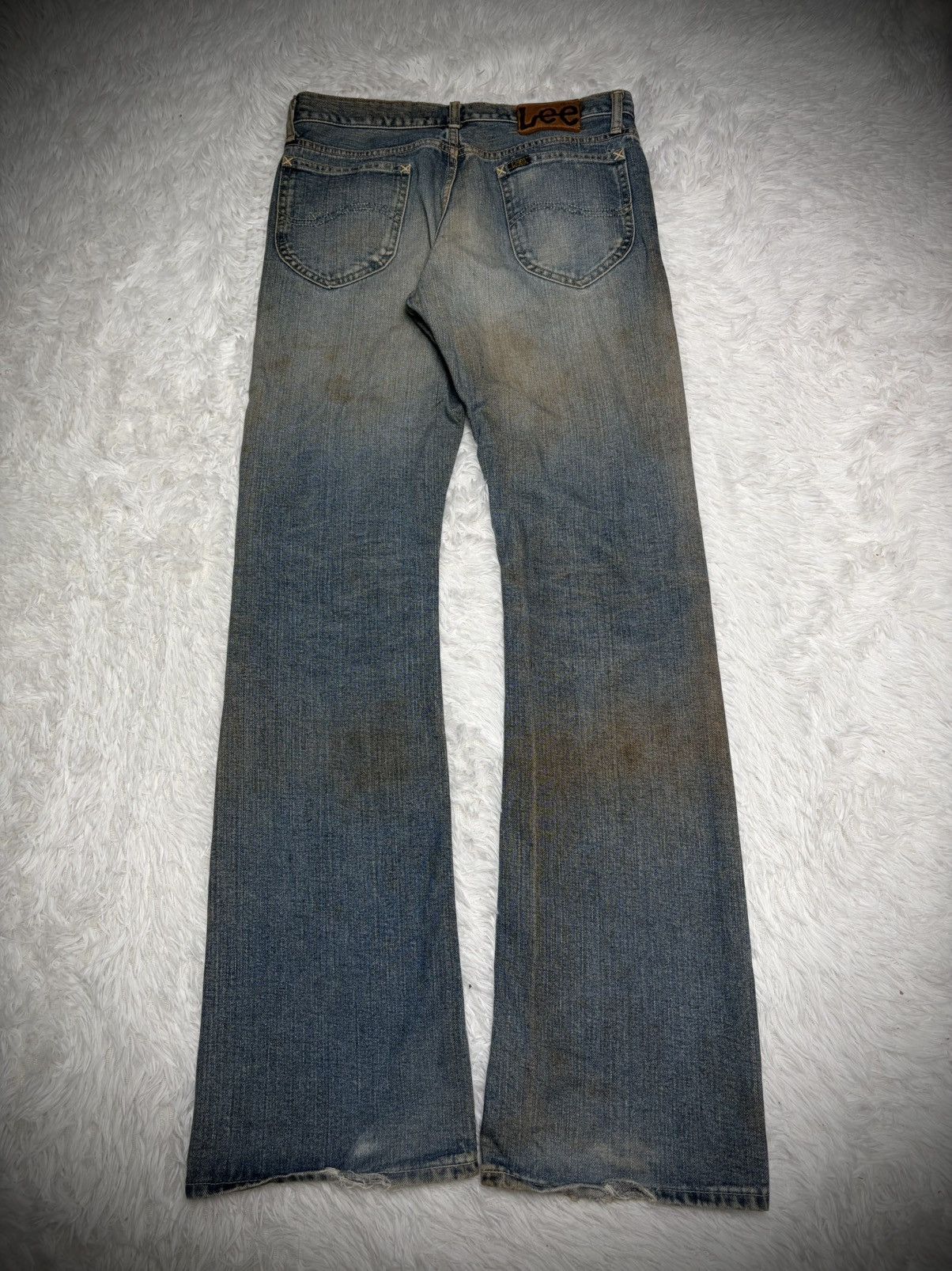 Vintage Vintage Lee Riders Cowboy Bootcut Flared Rusty Mudwash Jeans Size US 30 / EU 46 - 9 Thumbnail