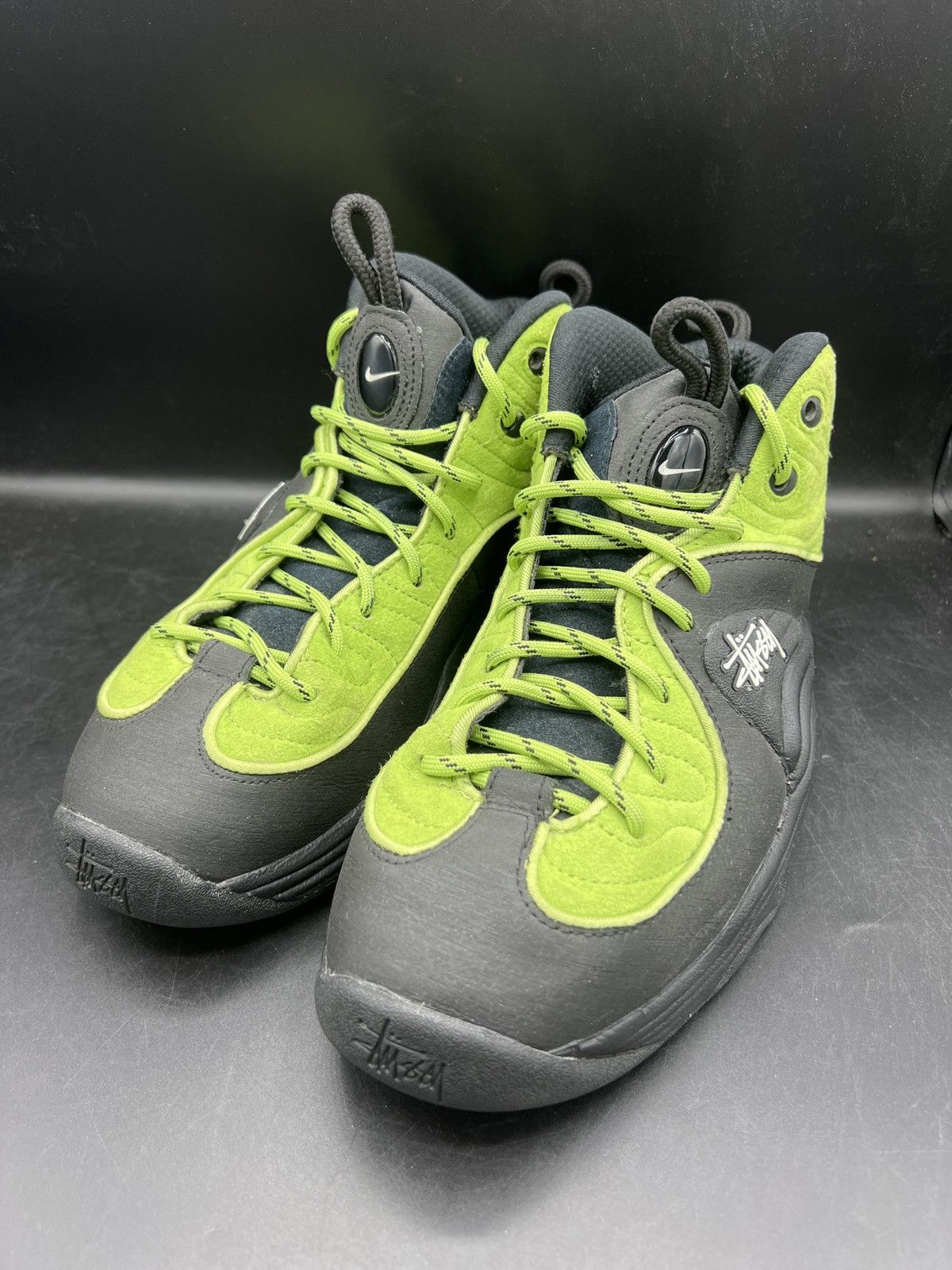 Nike × Stussy Nike x Stussy Air Penny 2 'Vivid Green' Men’s 9 DX6933-300 Size US 9 / EU 42 - 2 Thumbnail