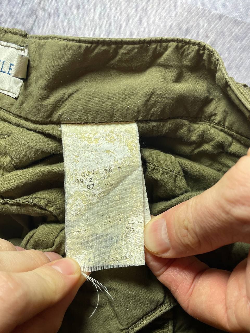 Moncler Moncler cargo khaki vintage pants Size US 30 / EU 46 - 10 Thumbnail