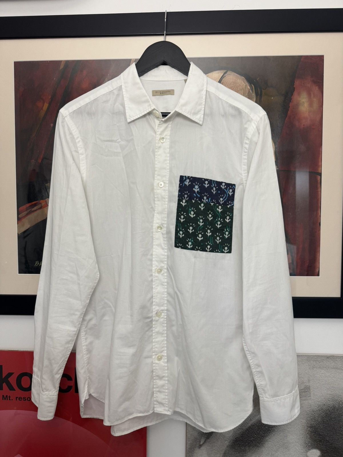 Burberry Burberry Brit Casual Button Up Shirt High Quality Rare White Size US M / EU 48-50 / 2 - 1 Thumbnail