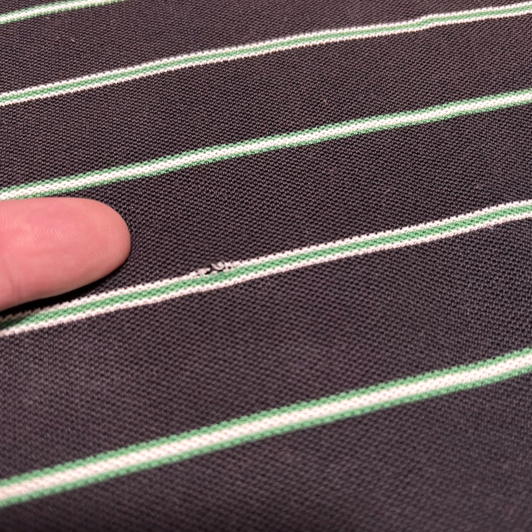 Vintage VINTAGE The Masters Collection Men's Golf Shirt XL Navy Green Stripe Polo READ Size US XL / EU 56 / 4 - 3 Thumbnail