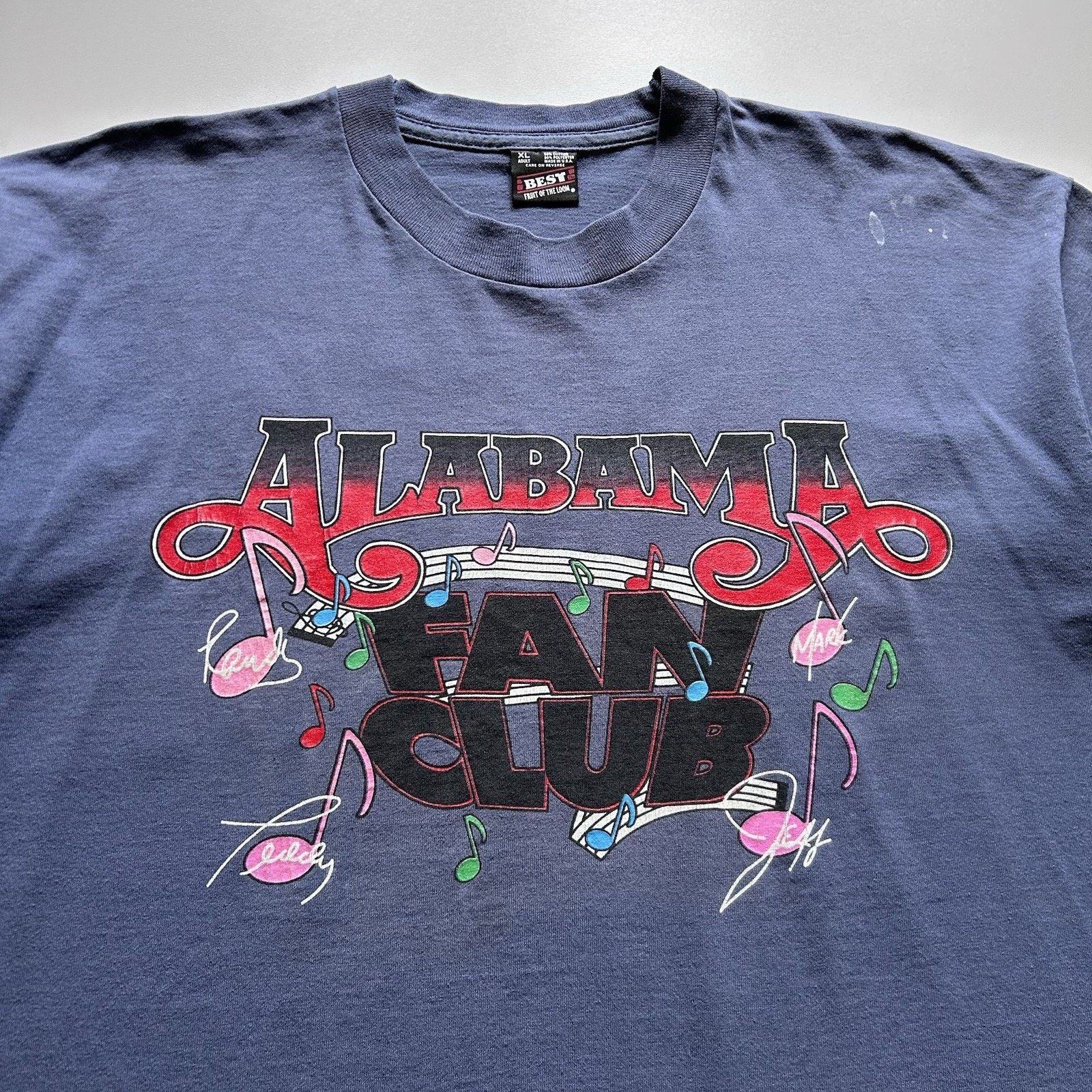 Band Tees Vintage Alabama Fan Club Official Member Band T-Shirt XXL Size US XL / EU 56 / 4 - 2 Thumbnail