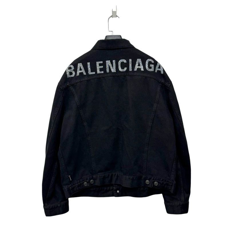 ジャケット・アウター BALENCIAGA DENIM TRACK JACKET BALENCIAGA バレンシアガ 22SS フロントロゴ デニムトラック