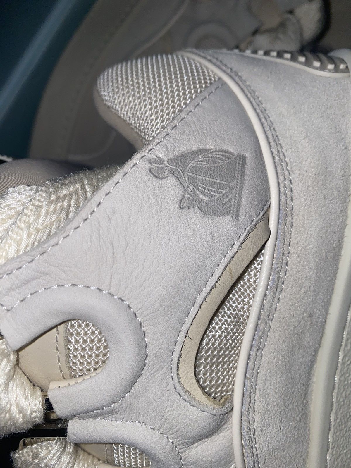 Lanvin LANVIN Leather Curb Sneaker Cream Pure White in Size 10 Size US 10 / EU 43 - 15 Thumbnail