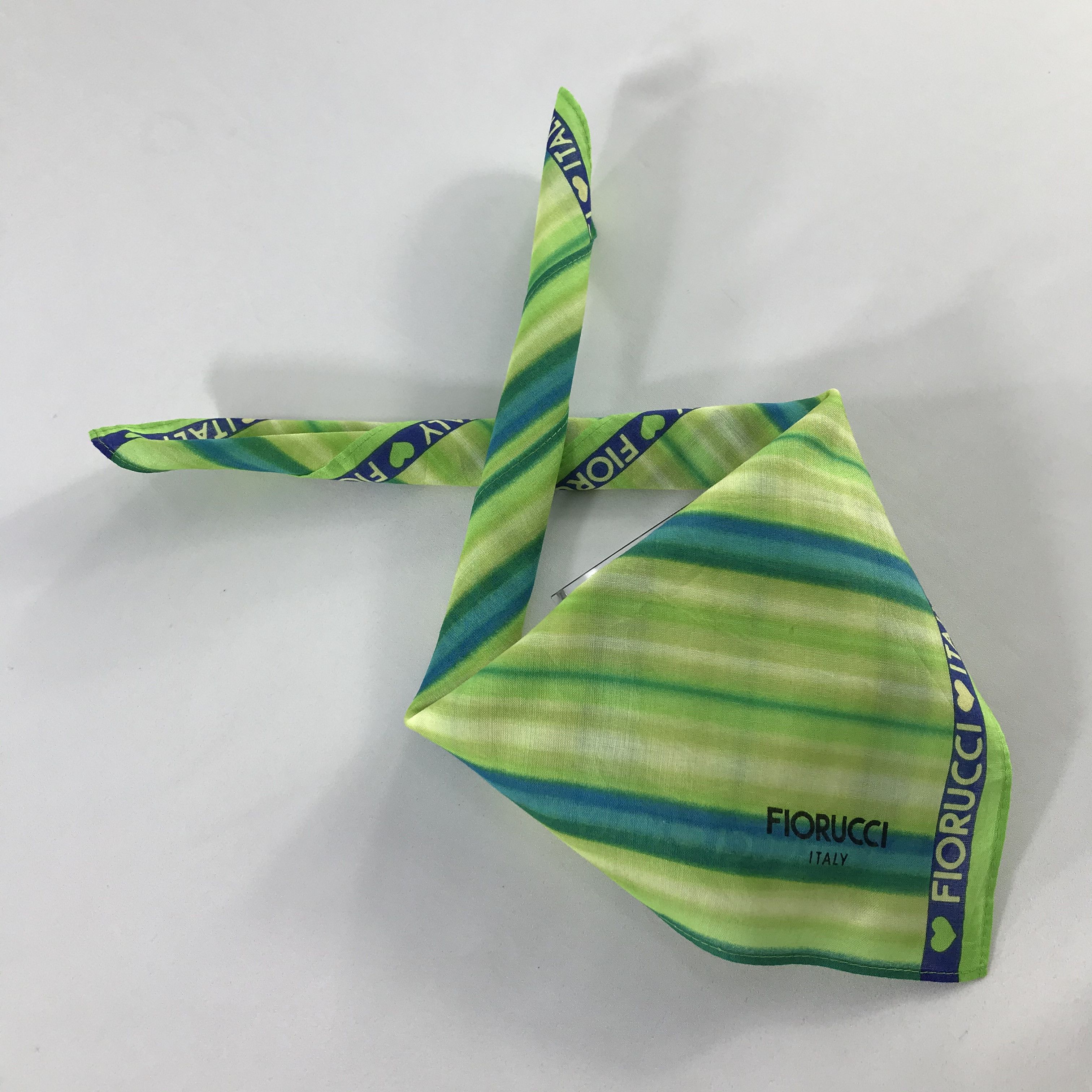 Fiorucci × Vintage Fiorucci Bandana / Handkerchief / Neckerchief - S399 Size ONE SIZE - 4 Thumbnail