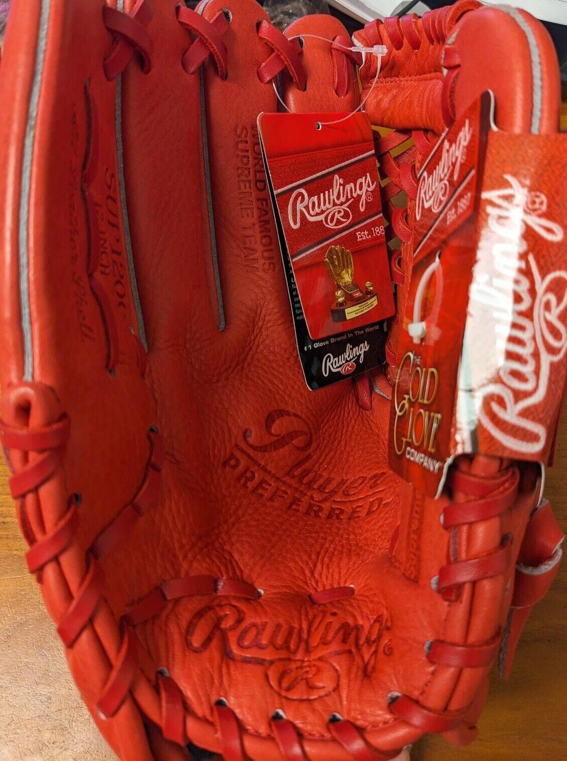 Supreme SS12 SUPREME RAWLINGS 12IN. BASEBALL GLOVE LEFT THROW 2012 Size ONE SIZE - 8 Thumbnail