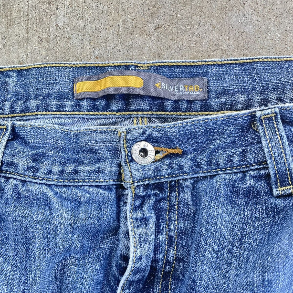 Levi's Vintage Levi's Silvertab Baggy Carpenter Jeans Denim 34x30 Size US 34 / EU 50 - 5 Thumbnail