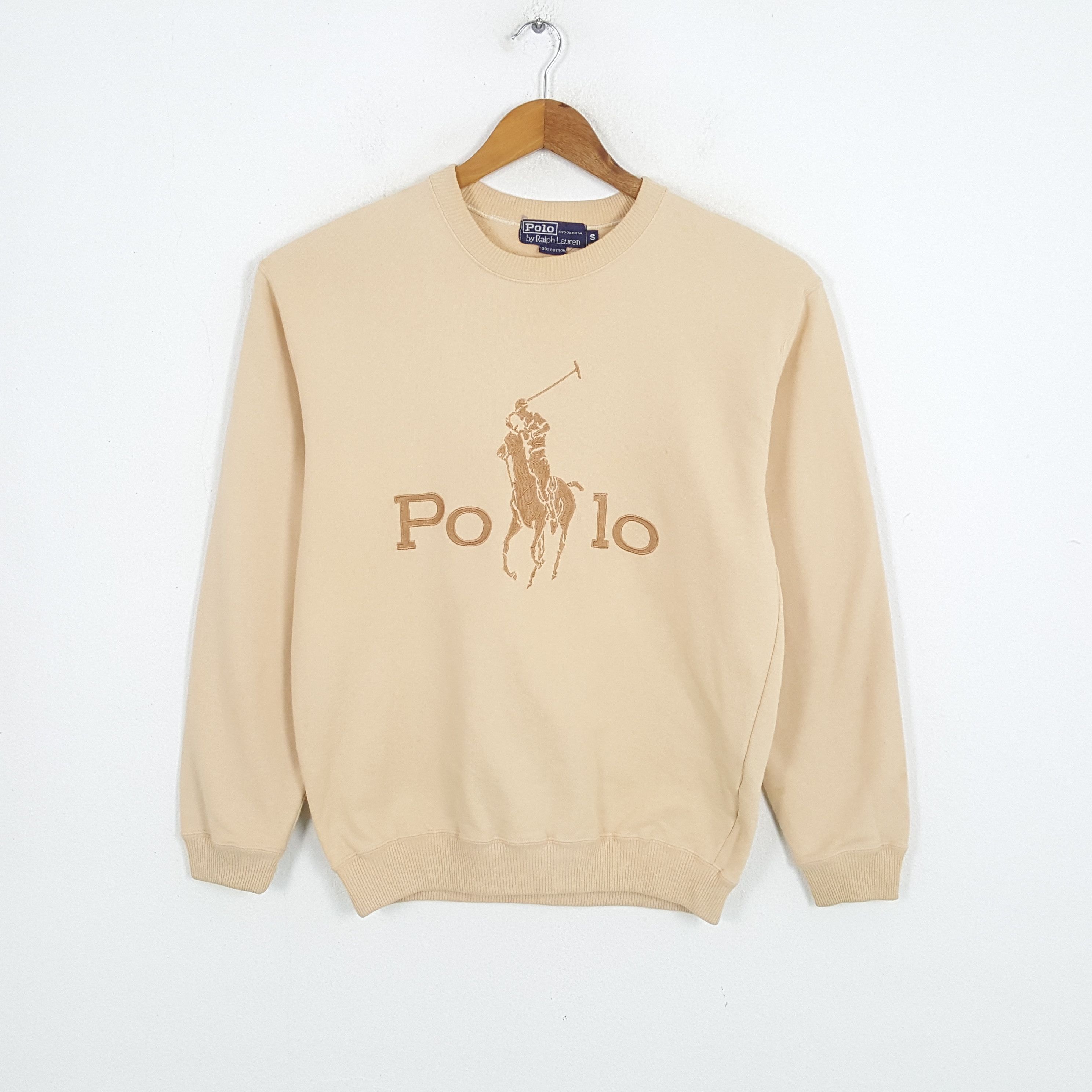 Polo Ralph Lauren × Vintage Vintage POLO by RALPH LAUREN Fashion Brand Sweatshirt Size US M / EU 48-50 / 2 - 1 Thumbnail