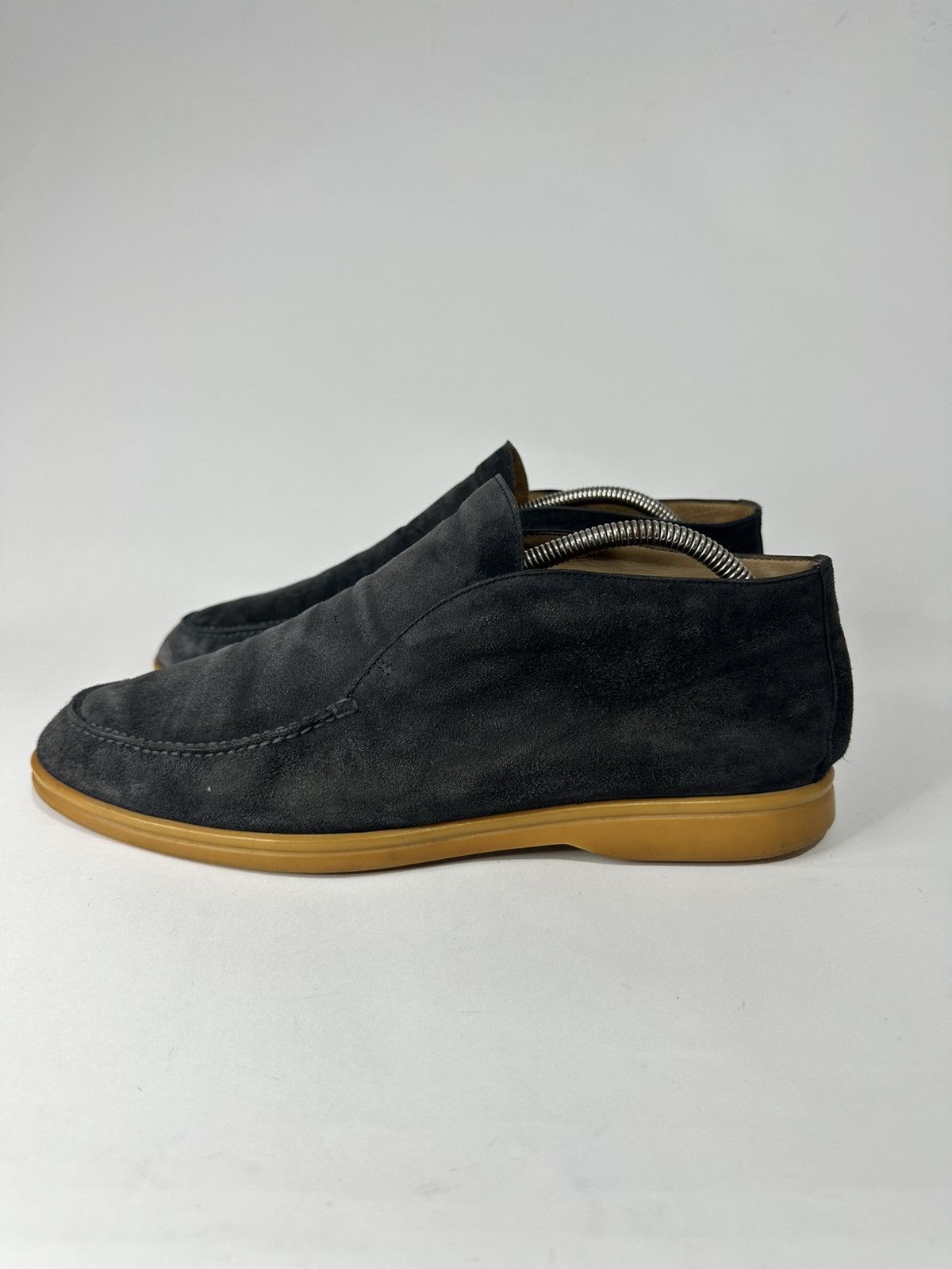 Loro Piana Loro Piana Open Walk Chukka Boots Suede in Navy Size 44 EU Size US 11 / EU 44 - 1 Thumbnail