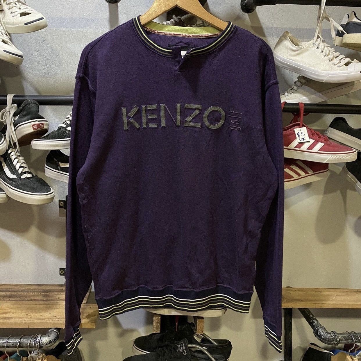 Japanese Brand × Kenzo Kenzo Golf Spell Out Logo Sweatshirts Size US L / EU 52-54 / 3 - 1 Thumbnail
