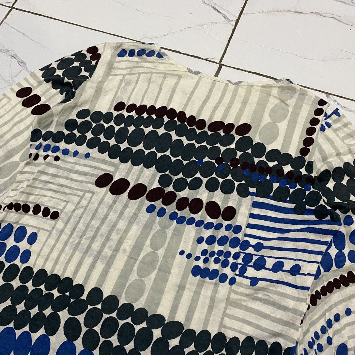 Issey Miyake Plantation by Issey Miyake Dot Printed Blouse Size M / US 6-8 / IT 42-44 - 6 Thumbnail