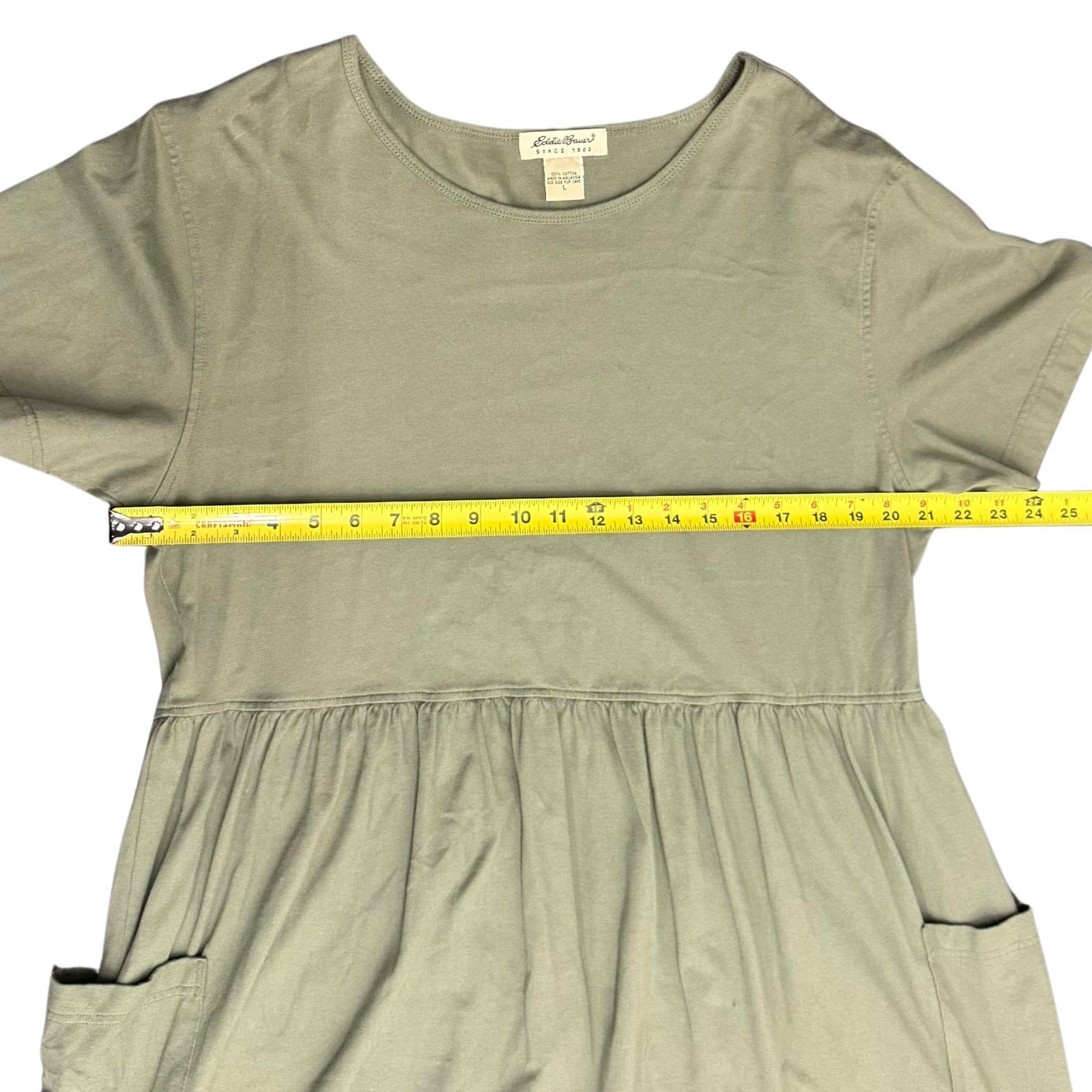 Eddie Bauer Vintage Eddie Bauer Apron Dress With Pockets | Size Large Size L / US 10 / IT 46 - 5 Thumbnail