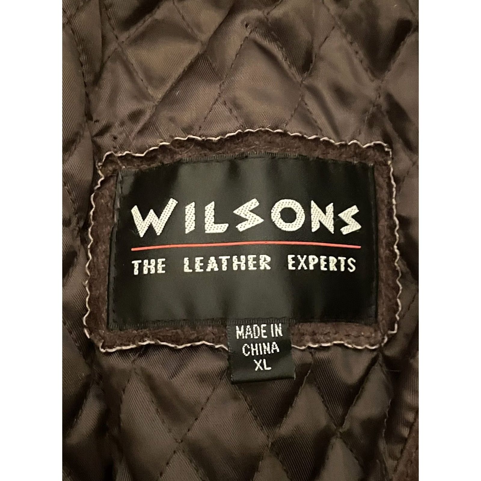 Vintage VINTAGE Wilsons Leather Experts Jacket Woman XL Trench Coat Brown Long Sleeve Leather Lining Button Pockets All Seasons Collared Size XL / US 12-14 / IT 48-50 - 3 Thumbnail